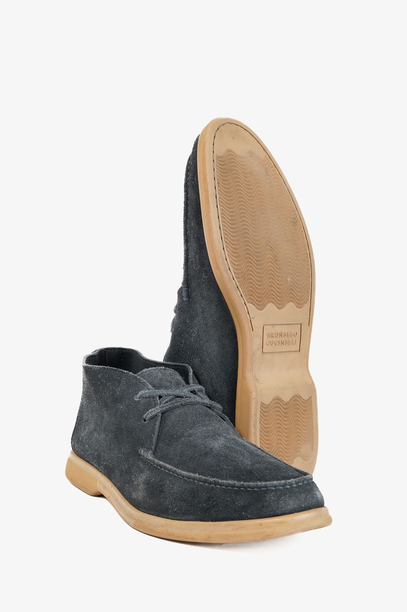 Brunello Cucinelli Brunello Cucinelli Suede Top Stitched Chukka Desert Boots Size US 10 / EU 43 - 4 Thumbnail