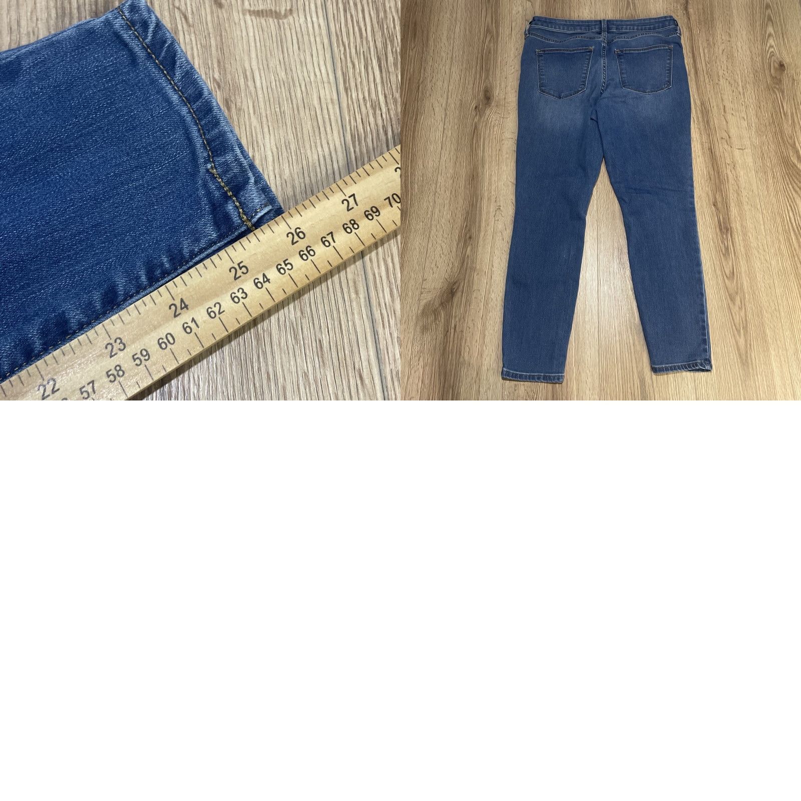 Vintage VINTAGE Universal Thread Blue Skinny Stretch Jeans Womens 12/31S Size 34" / US 12 / IT 48 - 8 Thumbnail