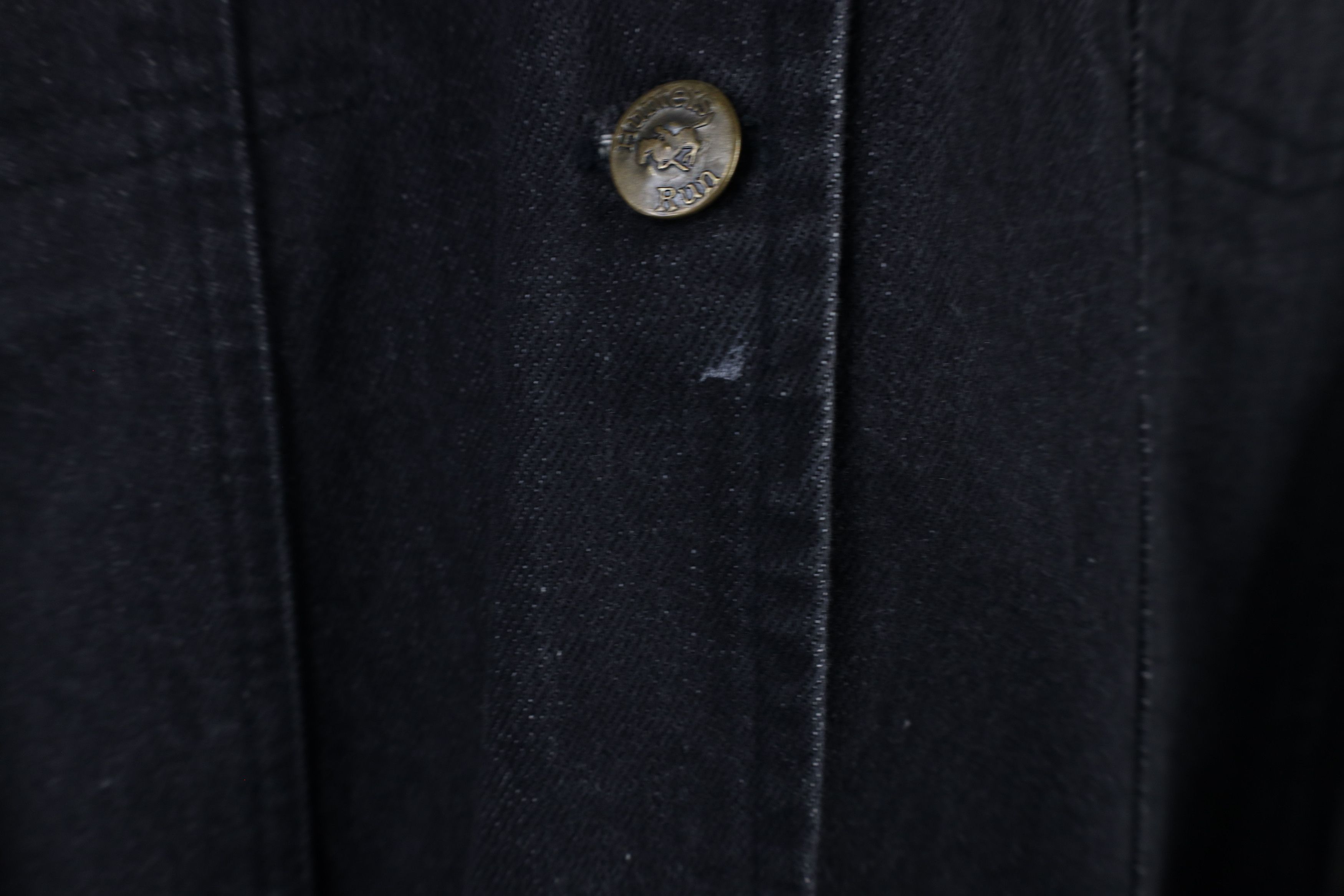 Vintage Vintage 90s Streetwear Baggy Denim Jean Trucker Jacket Black Size XL / US 12-14 / IT 48-50 - 6 Thumbnail
