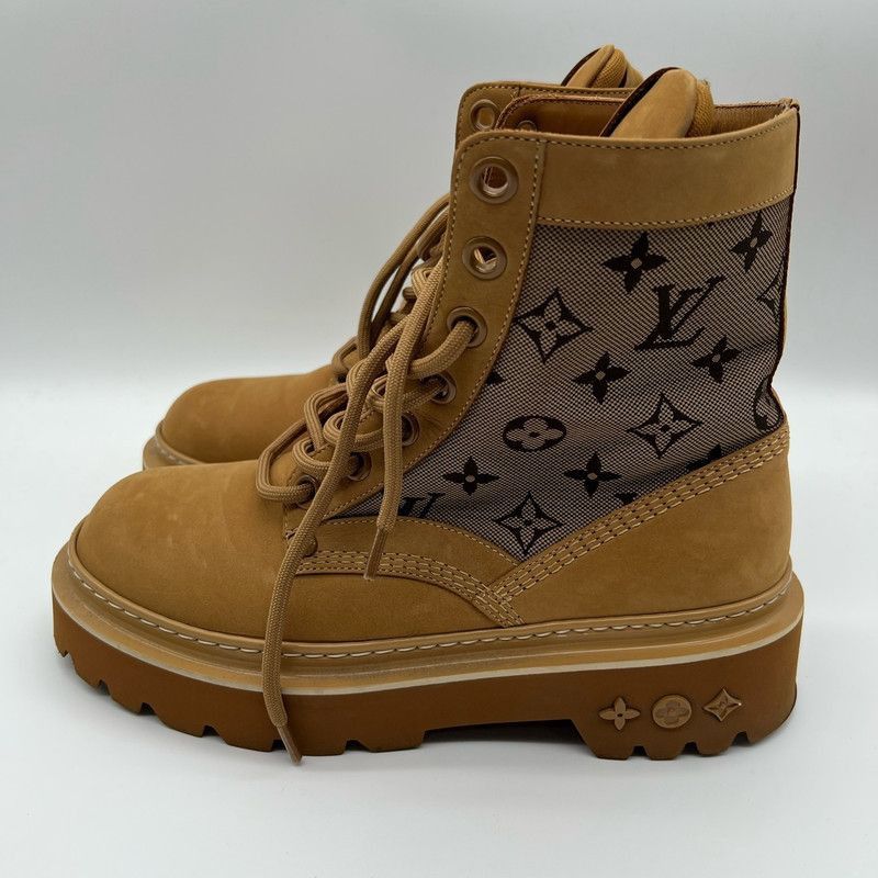 Louis Vuitton Louis Vuitton Ranger Leather Lace-Up Short Boots 0079 Size US 7.5 / EU 40-41 - 5 Thumbnail