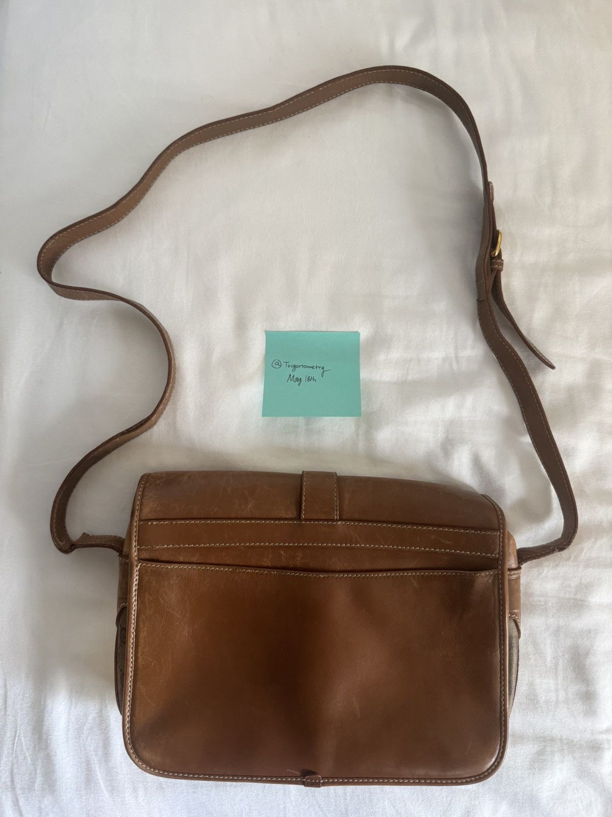 Gucci Vintage Dark Brown Interlocking G Logo Crossbody Bag Size ONE SIZE - 2 Thumbnail