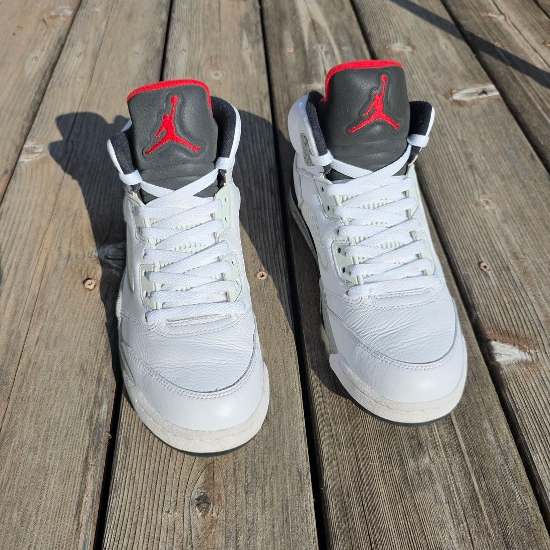 Jordan Brand × Nike Nike Air Jordan 5 "White Cement" Size US 9.5 / IT 39.5 - 4 Thumbnail