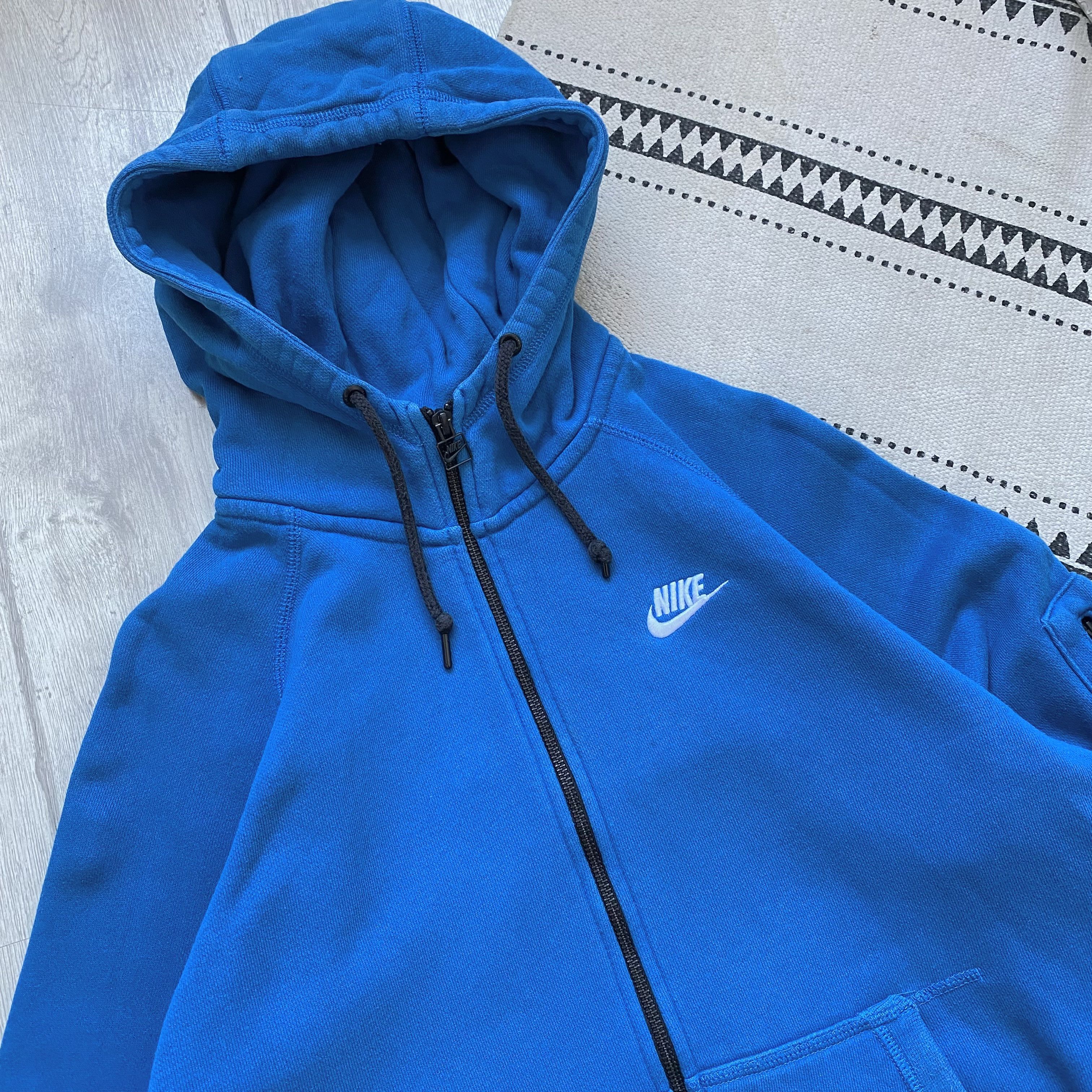 Nike 💙 Y2K Nike Zip up Hoodie spell out tech fleece style Size US L / EU 52-54 / 3 - 2 Thumbnail