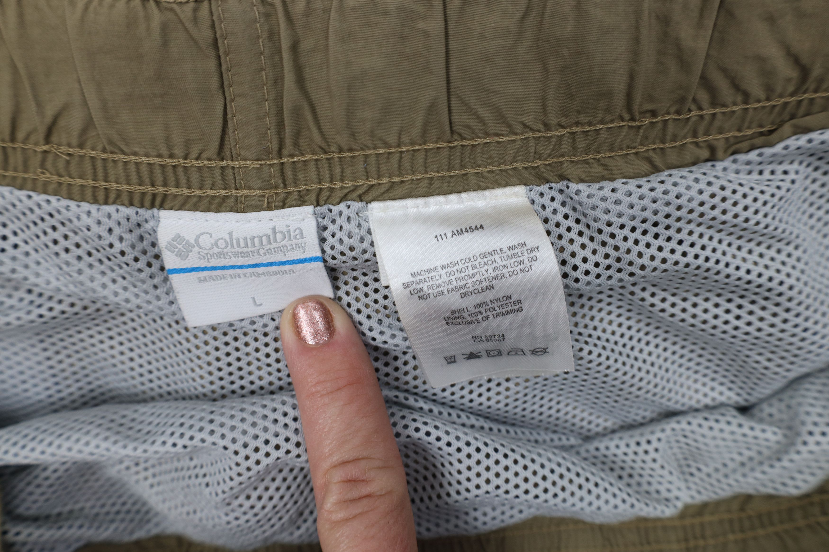 Columbia Vintage Y2K Columbia Lined Trekking Hiking Cargo Shorts Size US 34 / EU 50 - 8 Thumbnail