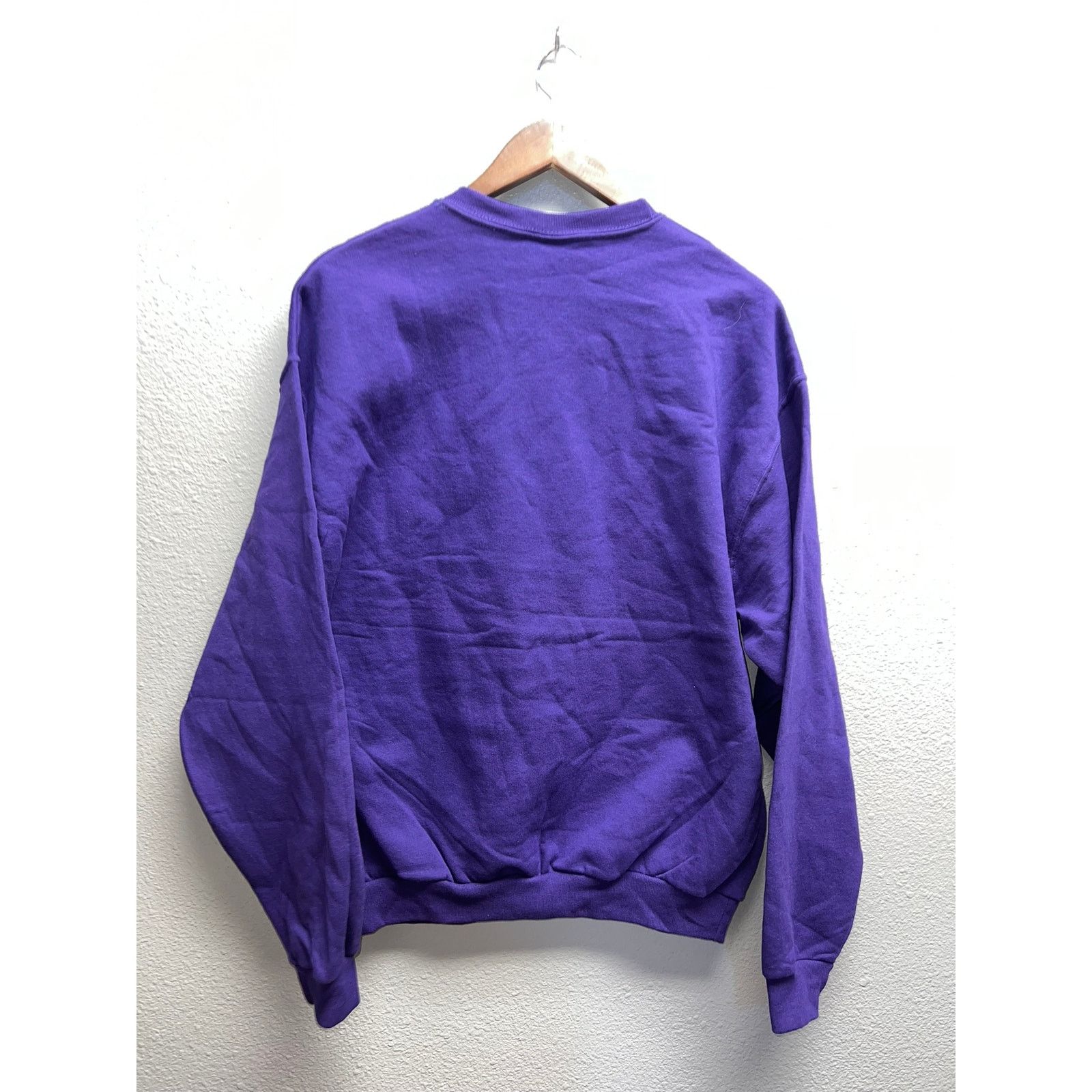 Jerzees Vintage Washington Sweatshirt Purple Winter Tree Cabin 90s L Size US L / EU 52-54 / 3 - 6 Thumbnail