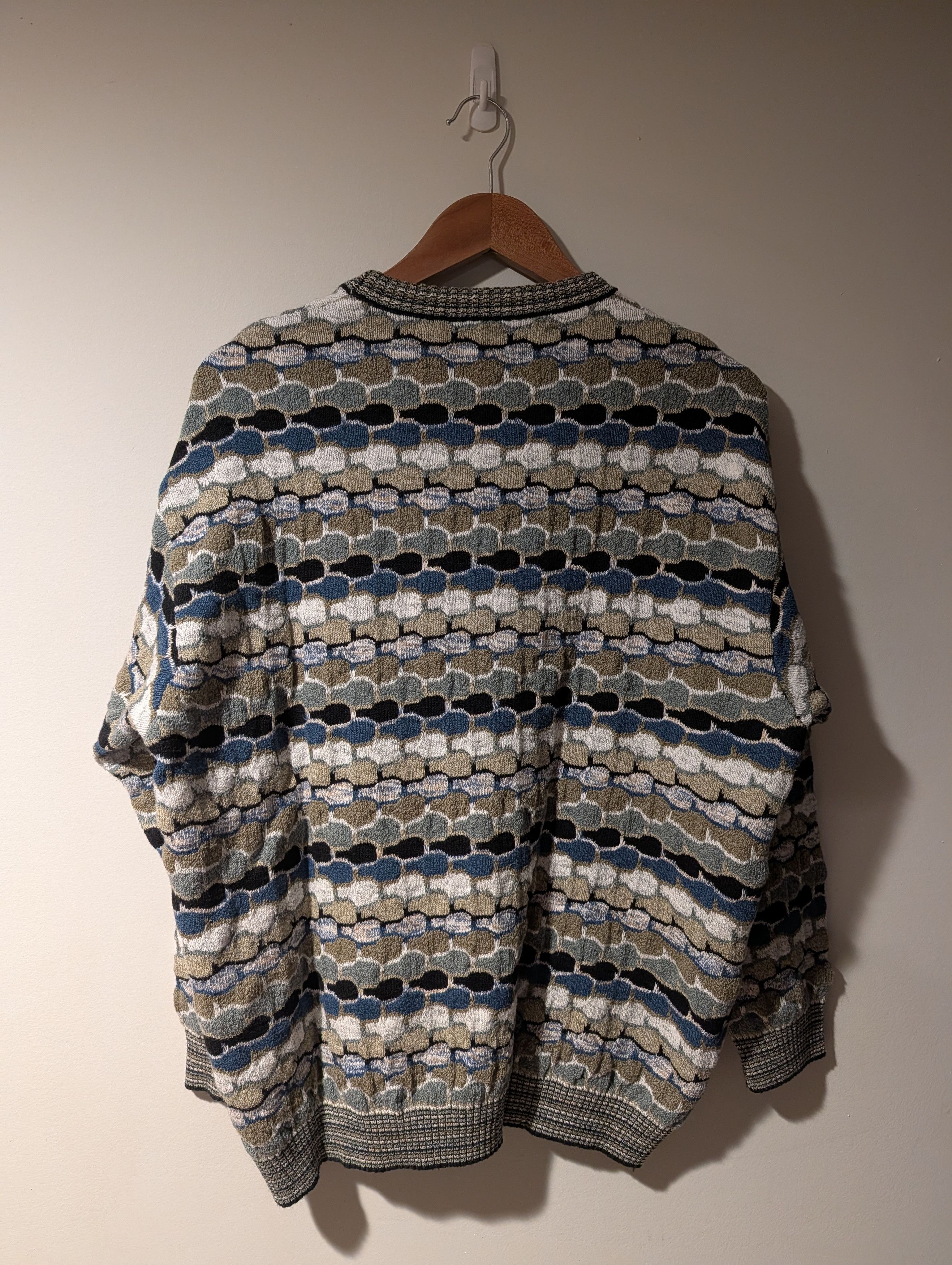 Vintage Vintage 90s Quilibrio Made in Italy Medium Knitted Sweater Size US M / EU 48-50 / 2 - 3 Thumbnail