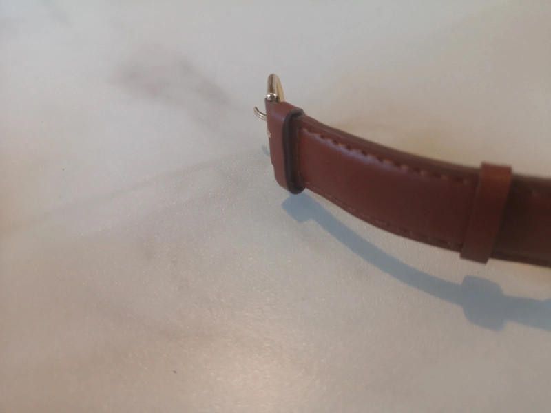Designer Sekonda white dial brown leather strap watch Size ONE SIZE - 3 Thumbnail