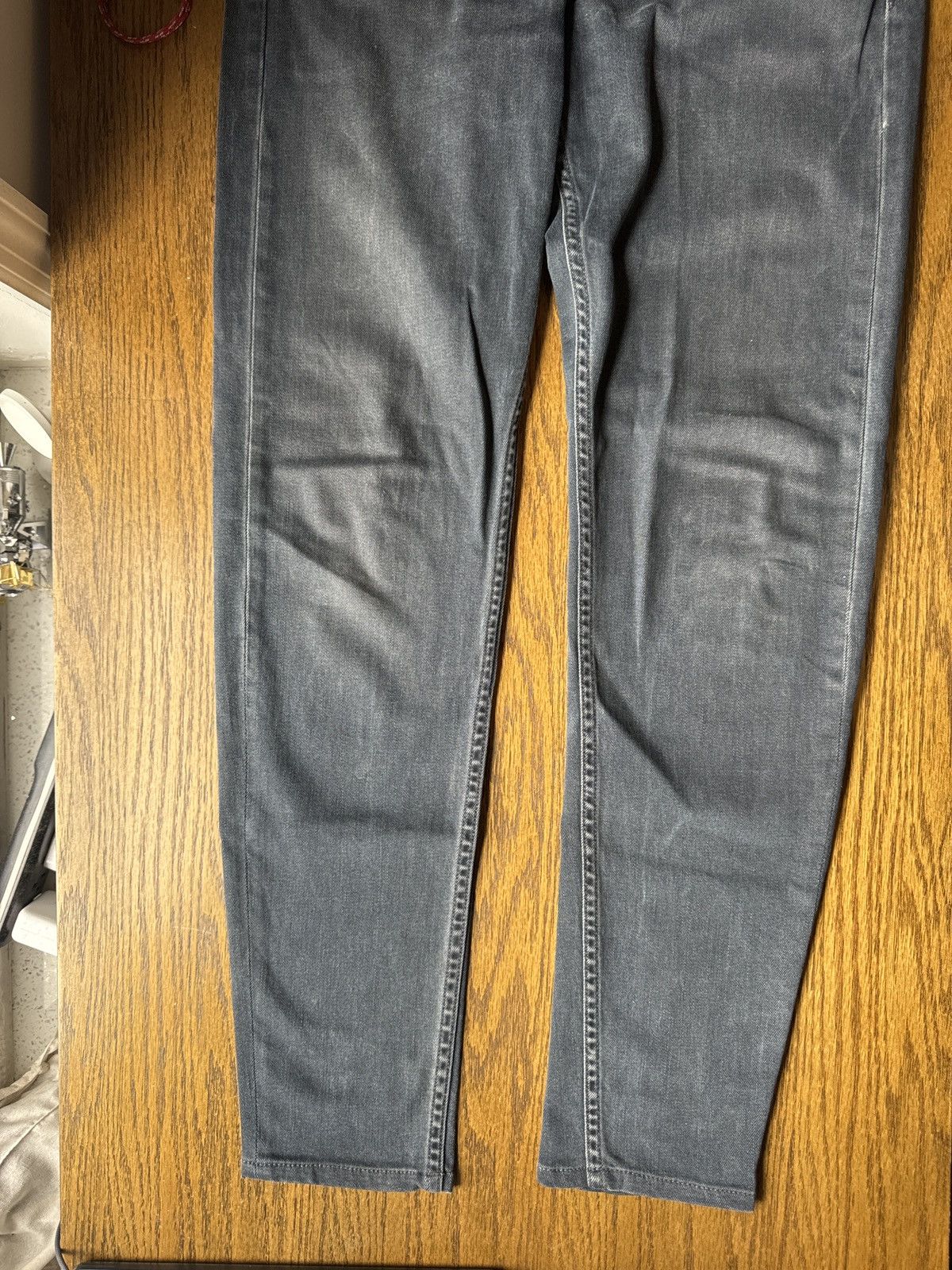 Rag & Bone Rag & Bone Standard Issue Washed Grey Blue Jeans Size US 32 / EU 48 - 4 Thumbnail