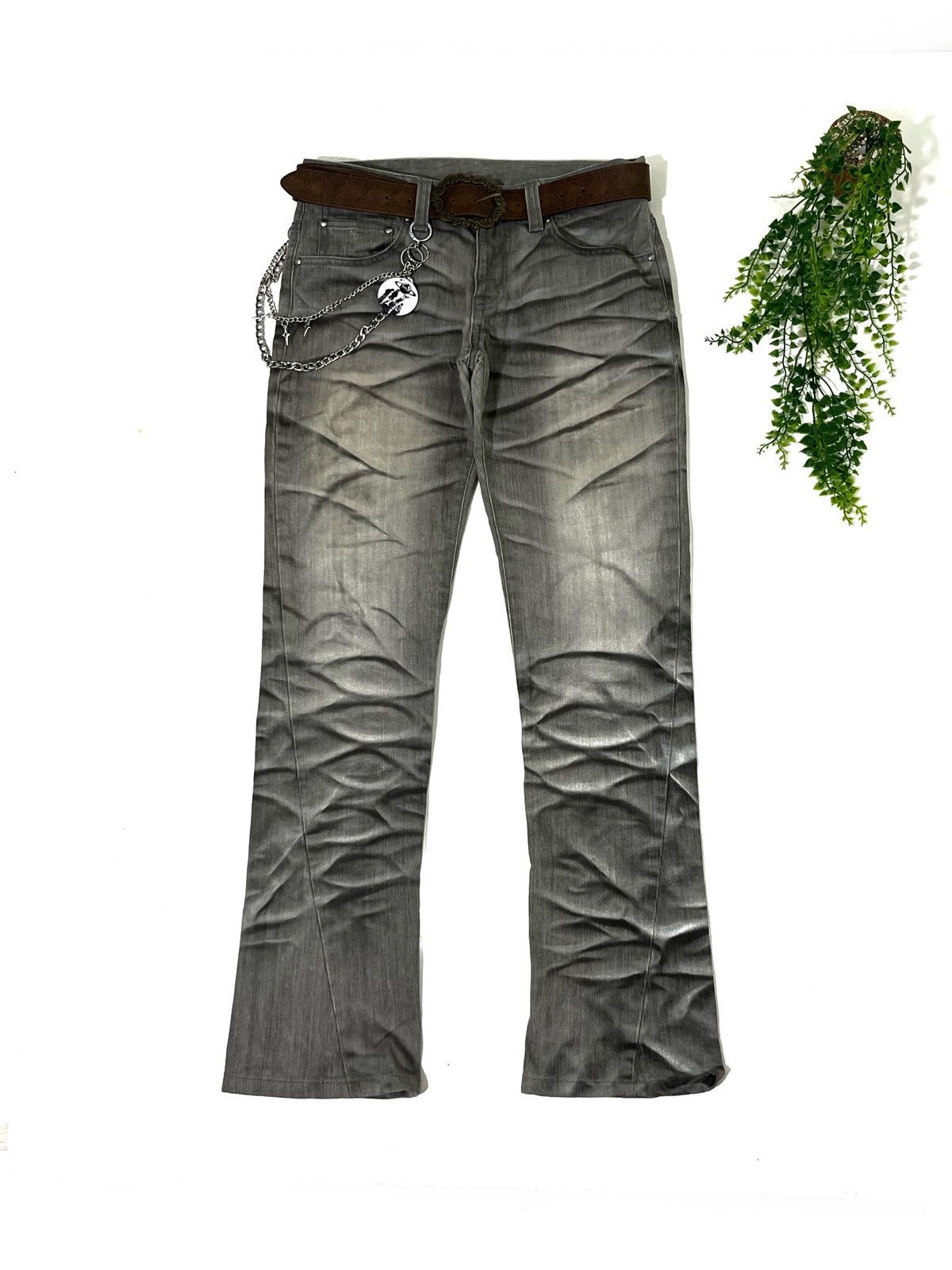 Tornado Mart SICK 💸Tornado Mart Smokey Denim pants Size US 29 - 1 Thumbnail