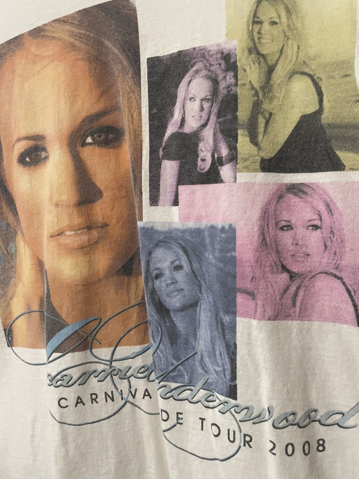 Band Tees × Vintage Carrie Underwood Carnival Ride 2008 Tour Tee Size US M / EU 48-50 / 2 - 2 Thumbnail