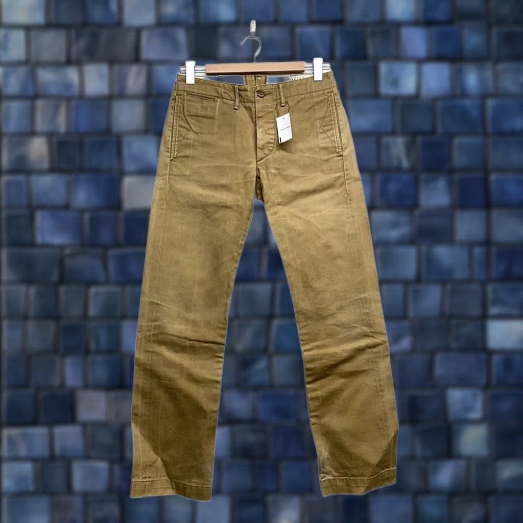 Ralph Lauren RRL Ralph Lauren Straight Pants Men Beige Cotton Size 28 Used Size US 28 / EU 44 - 1 Thumbnail