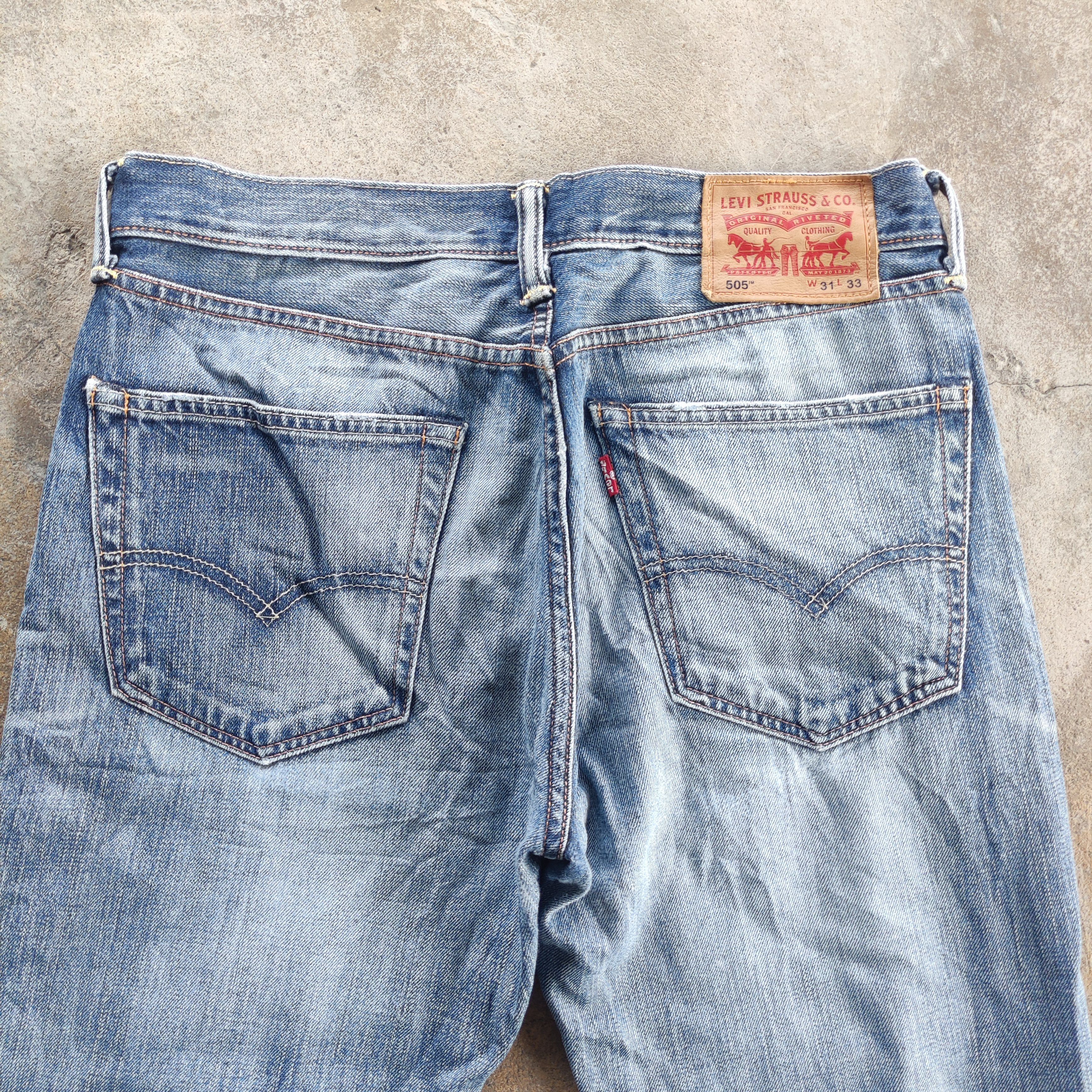 Levi's Vintage Levi's 505 Brand Jeans Ripped Faded Pants Size US 33 - 8 Thumbnail