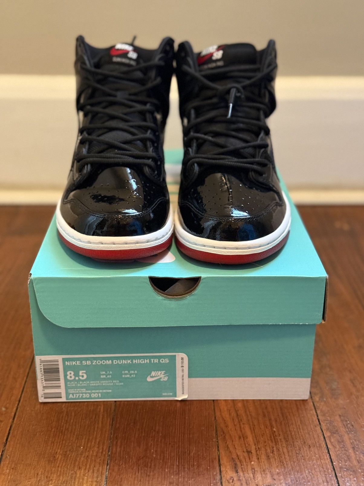 Nike Nike Dunk High SB Rivalry Pack Bred Size US 8.5 / EU 41-42 - 1 Thumbnail
