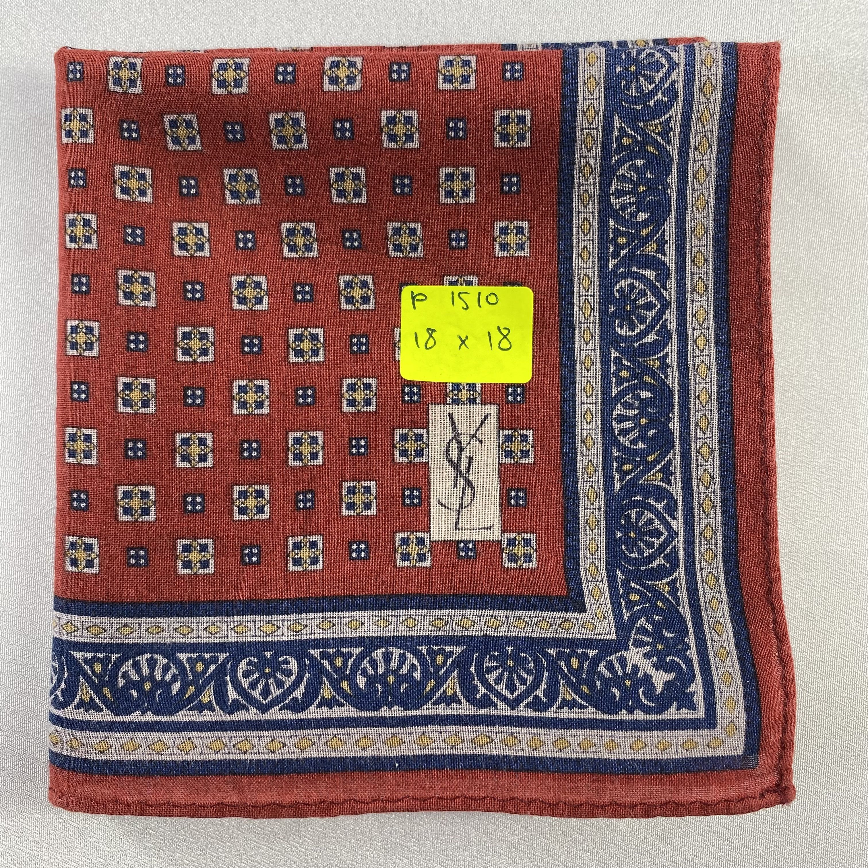 Vintage Yves Saint Laurent Handkerchief / Neckerchief-P1510 Size ONE SIZE - 5 Thumbnail