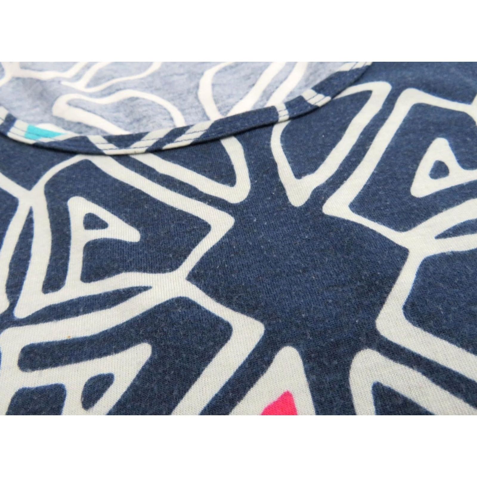 Vintage VINTAGE LuLaRoe Nicole Dress XS Tribal Aztec Blue Gray Fit & Flare Dress Sleeve 3/4, Knee Length, Stretch, A-Line Womens Size XS / US 0-2 / IT 36-38 - 6 Thumbnail