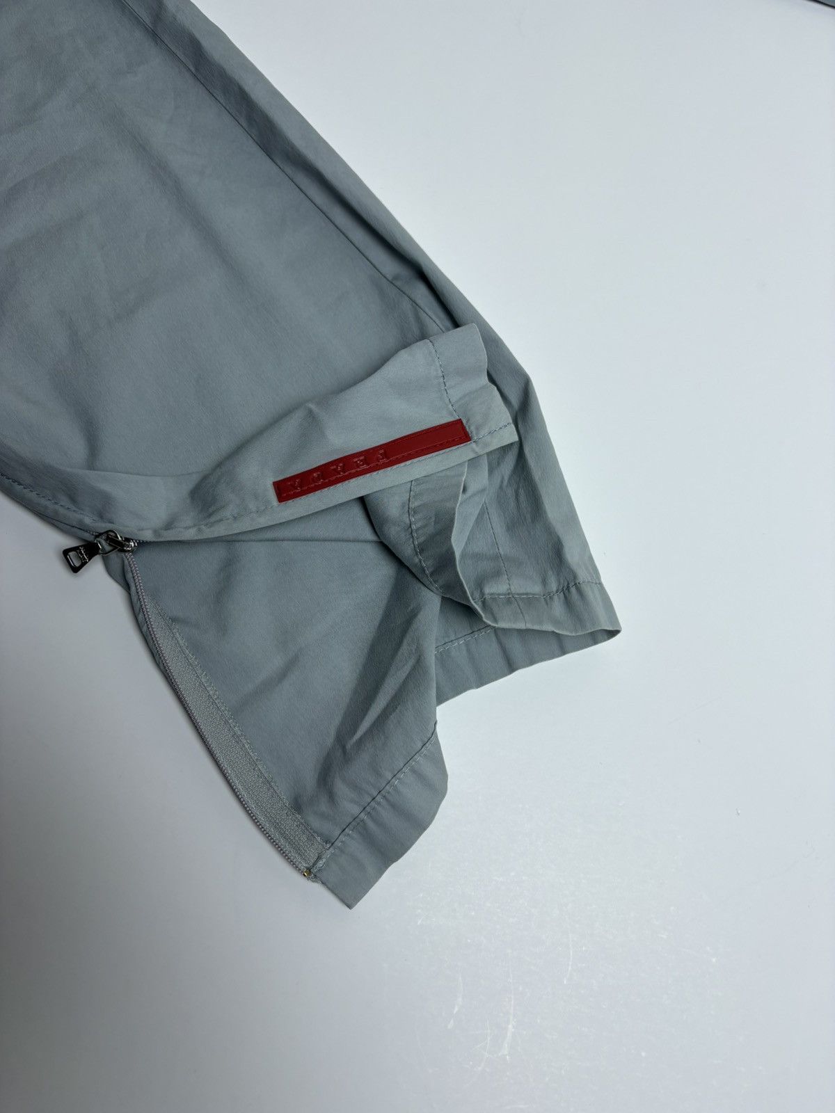Prada Vintage Prada Linea Rossa Low-rise baby blue sport pants Size 30" / US 8 / IT 44 - 8 Thumbnail