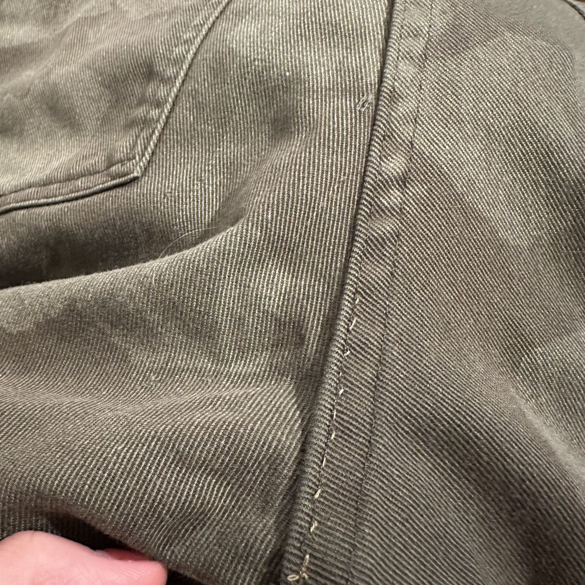 Vintage Archive VTG 70s Distressed Bleach Olive Jean Talon 42 Zipper Size US 31 - 10 Thumbnail