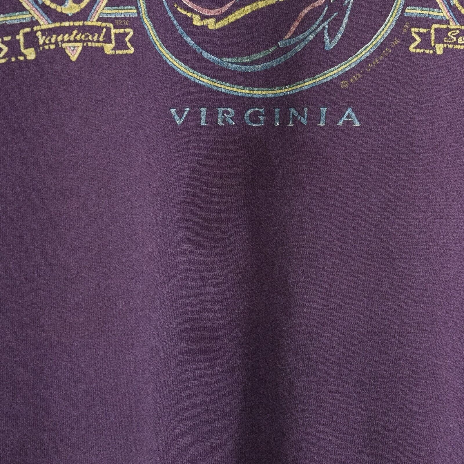 Vintage Vintage 90s Virginia Beach Sweatshirt L - Faded Distressed Size US L / EU 52-54 / 3 - 4 Thumbnail