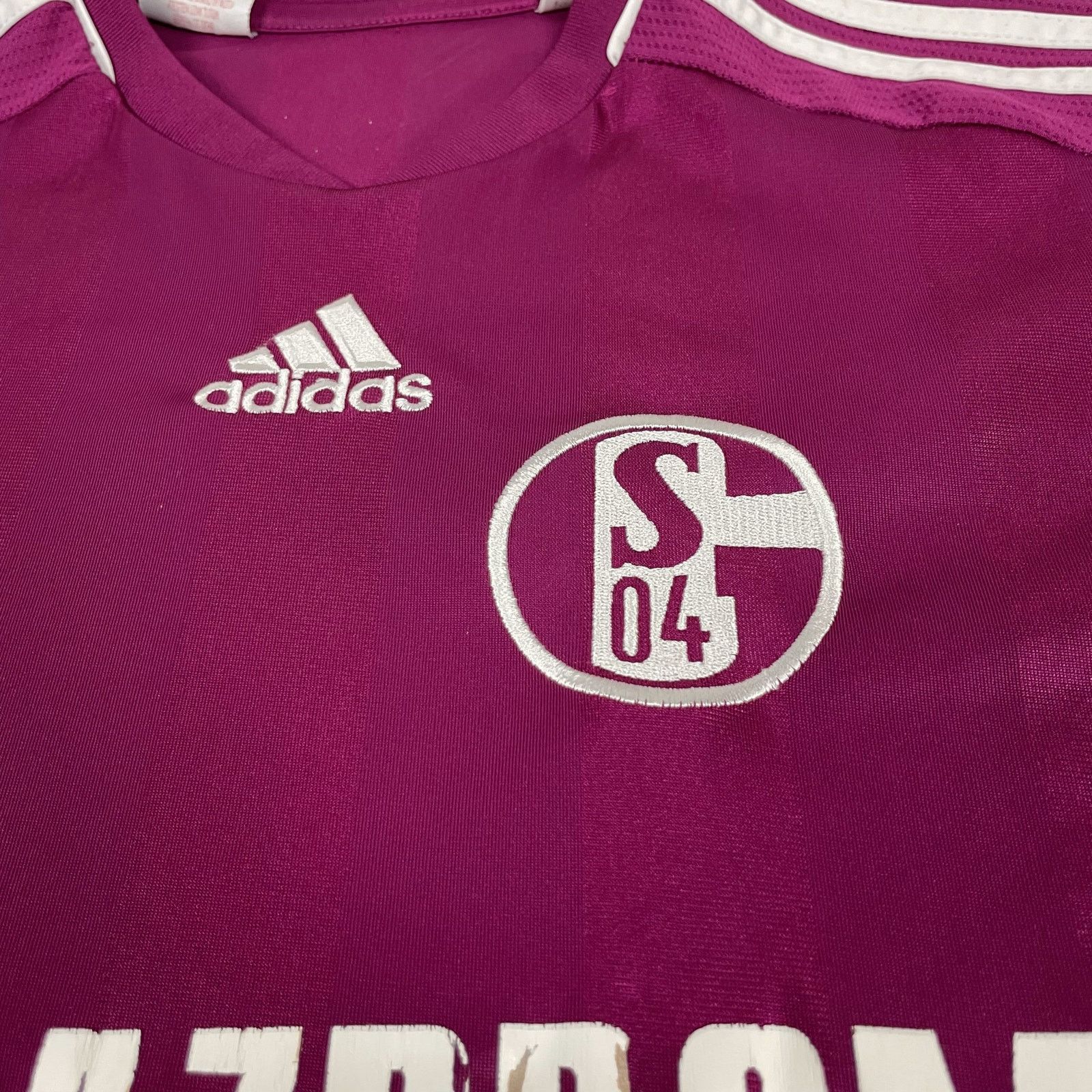 Adidas Adidas Plum V-Neck Short Sleeve FC Schalke 04 Jersey Size US XS / EU 42 / 0 - 2 Thumbnail