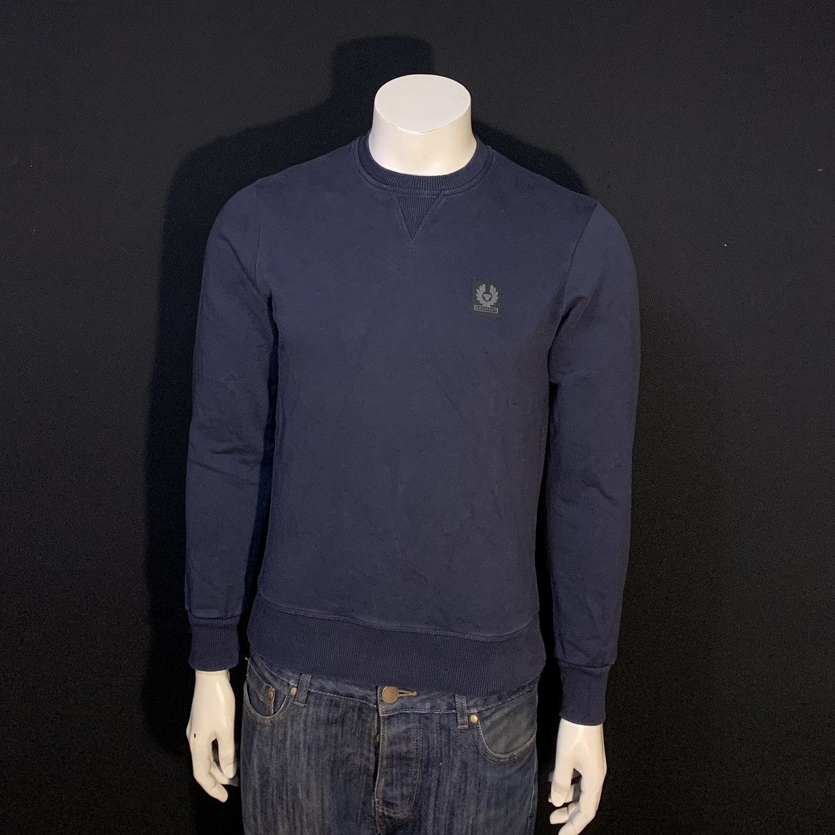 Belstaff Belstaff Sweatshirt Pullover Navy Blue Size S Size US S / EU 44-46 / 1 - 1 Thumbnail