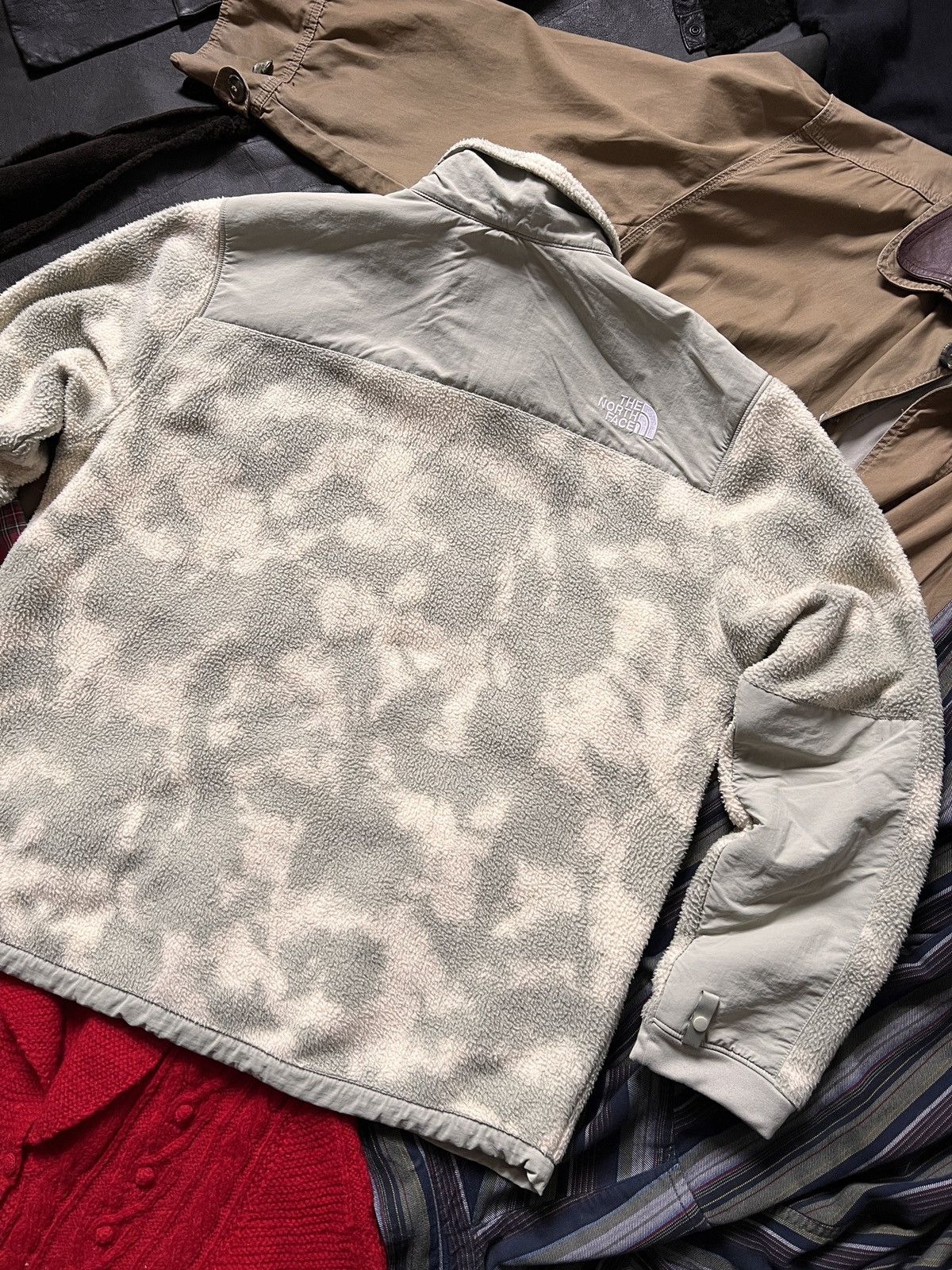 The North Face The North Face Denali 2 Gravel Retro Dye Print Fleece Jacket Size XL / US 12-14 / IT 48-50 - 8 Thumbnail