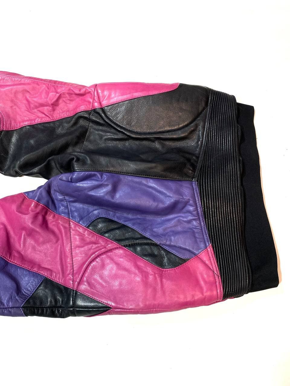 Vintage Frank Thomas Avangarde Racing Moto Leather Pants Vintage Size US 32 / EU 48 - 6 Thumbnail