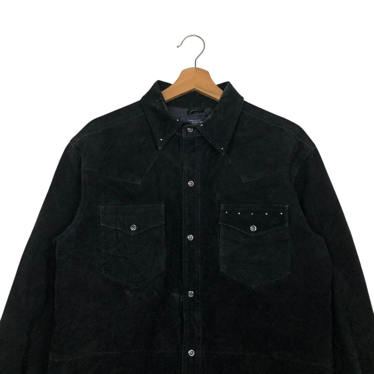 Japanese Brand 🔥RICH BLACK VINTAGE CHORE LEATHER JACKET CANTERBURY CROSS Size US M / EU 48-50 / 2 - 5 Thumbnail