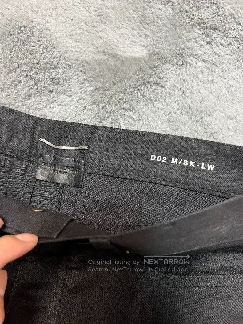 Saint Laurent Paris Saint Laurent Paris Black Basic Denim Jeans Size US 31 - 3 Thumbnail