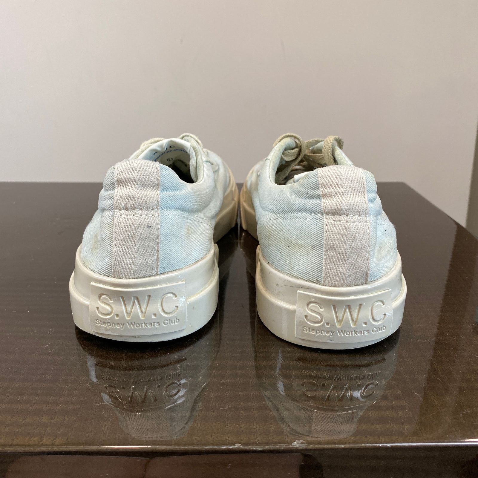 Stepney Workers Club Stepney Workers Club SWC Dellow Canvas Sneakers Shoes 42/ 9 Size US 9 / EU 42 - 5 Thumbnail