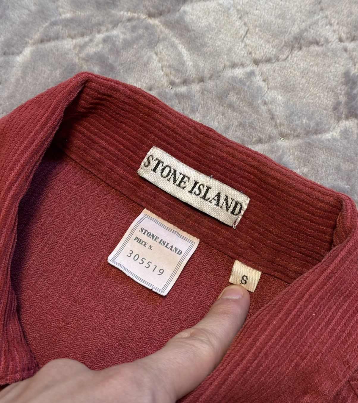 Stone Island Archive 1990s Stone Island Corduroy Overshirt Size US S / EU 44-46 / 1 - 9 Thumbnail