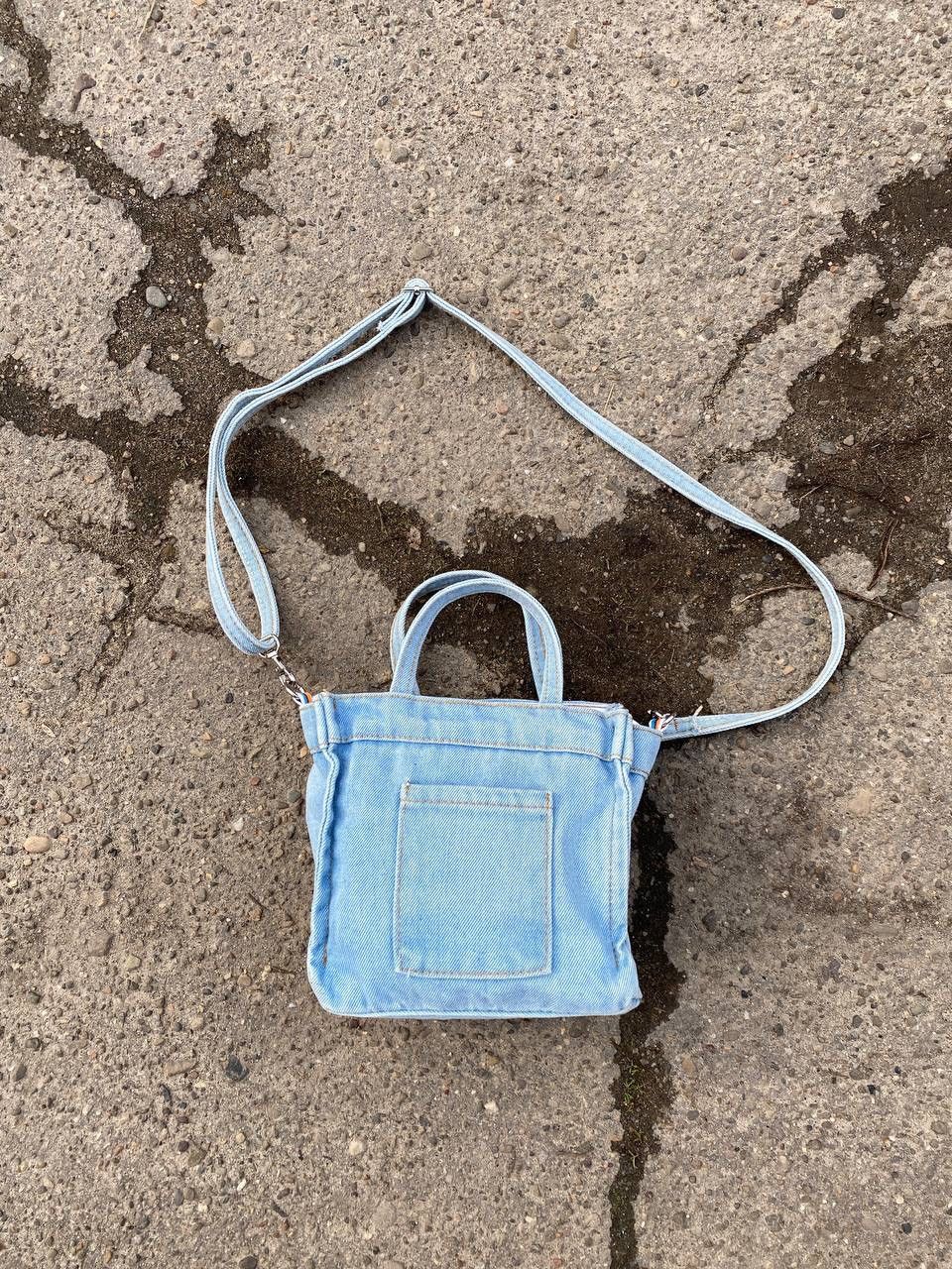 Japanese Brand Jeans faded mini diesel like sling bag Size ONE SIZE - 10 Thumbnail