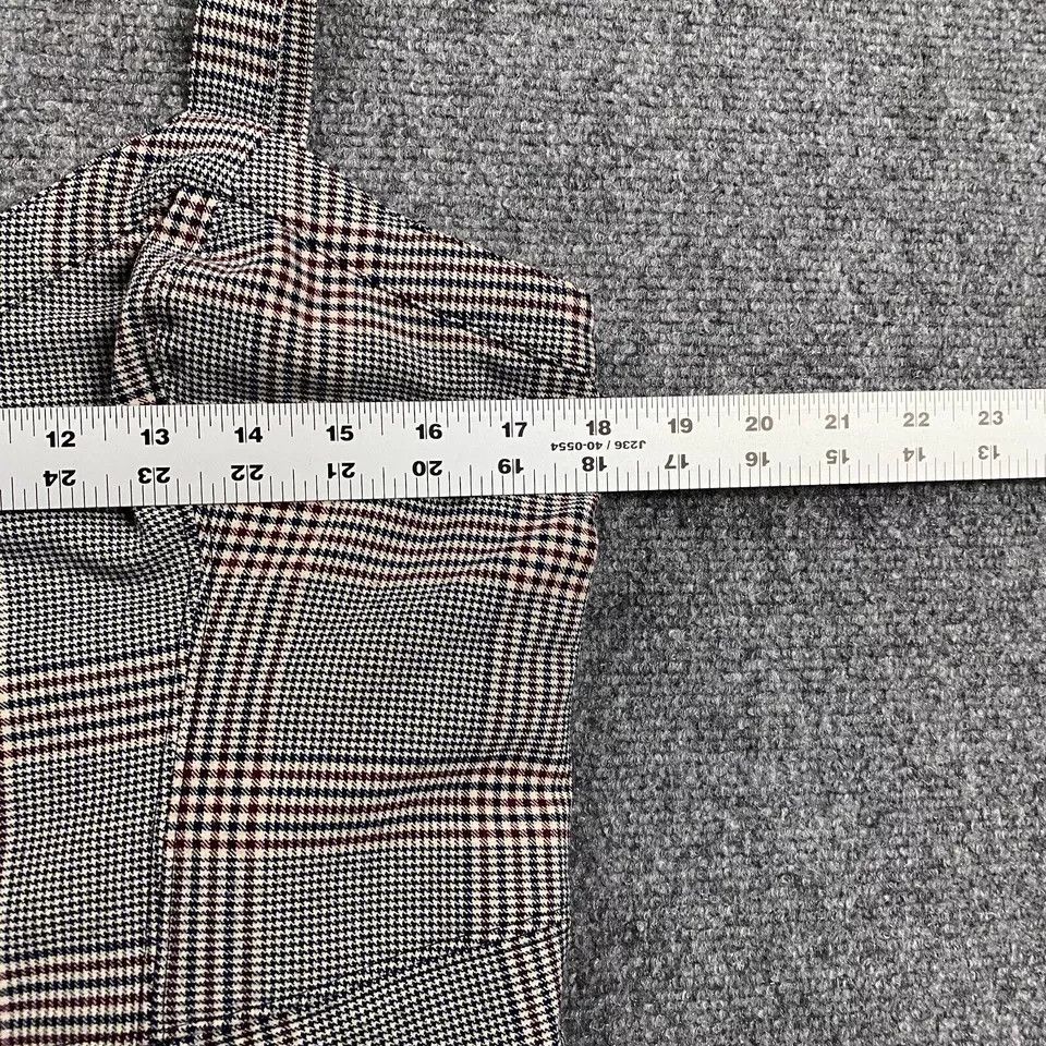 Abercrombie & Fitch Abercrombie & Fitch Dress Womens Large Midi Houndstooth Size L / US 10 / IT 46 - 3 Thumbnail