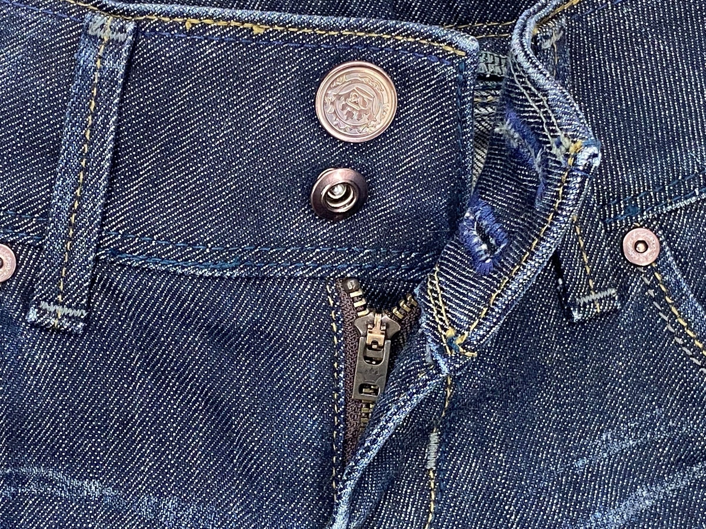 Japanese Brand Brappers Flare Denim Jeans Distressed Bootcut Jeans Size 26" / US 2 / IT 38 - 8 Thumbnail