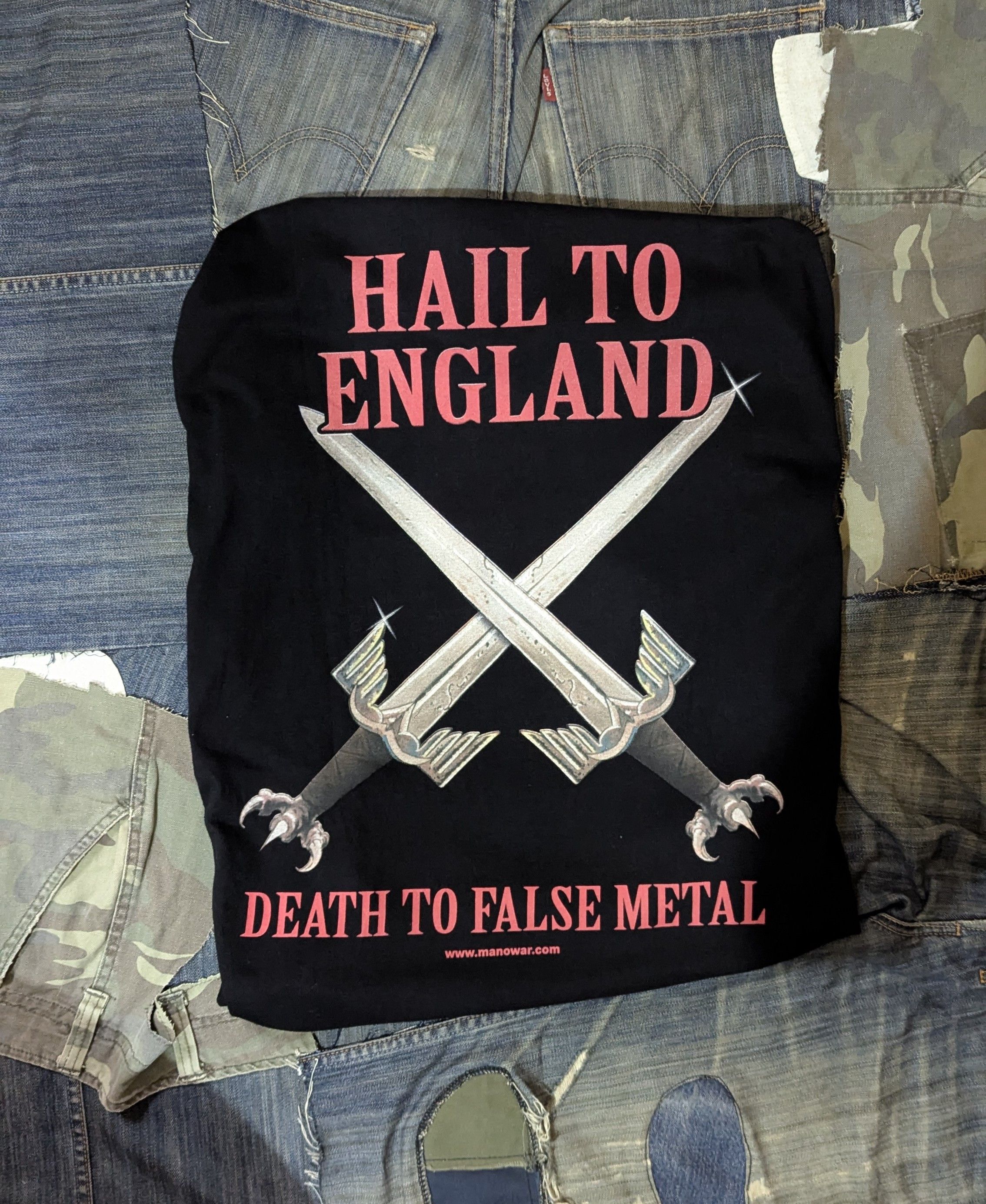 Vintage Manowar Hail to england death to false metal vintage Size US XL / EU 56 / 4 - 2 Thumbnail