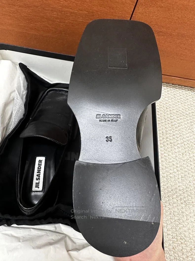 Jil Sander Jil Sander Classic Square Toe Shoes Size US 4.5 / IT 34.5 - 7 Thumbnail
