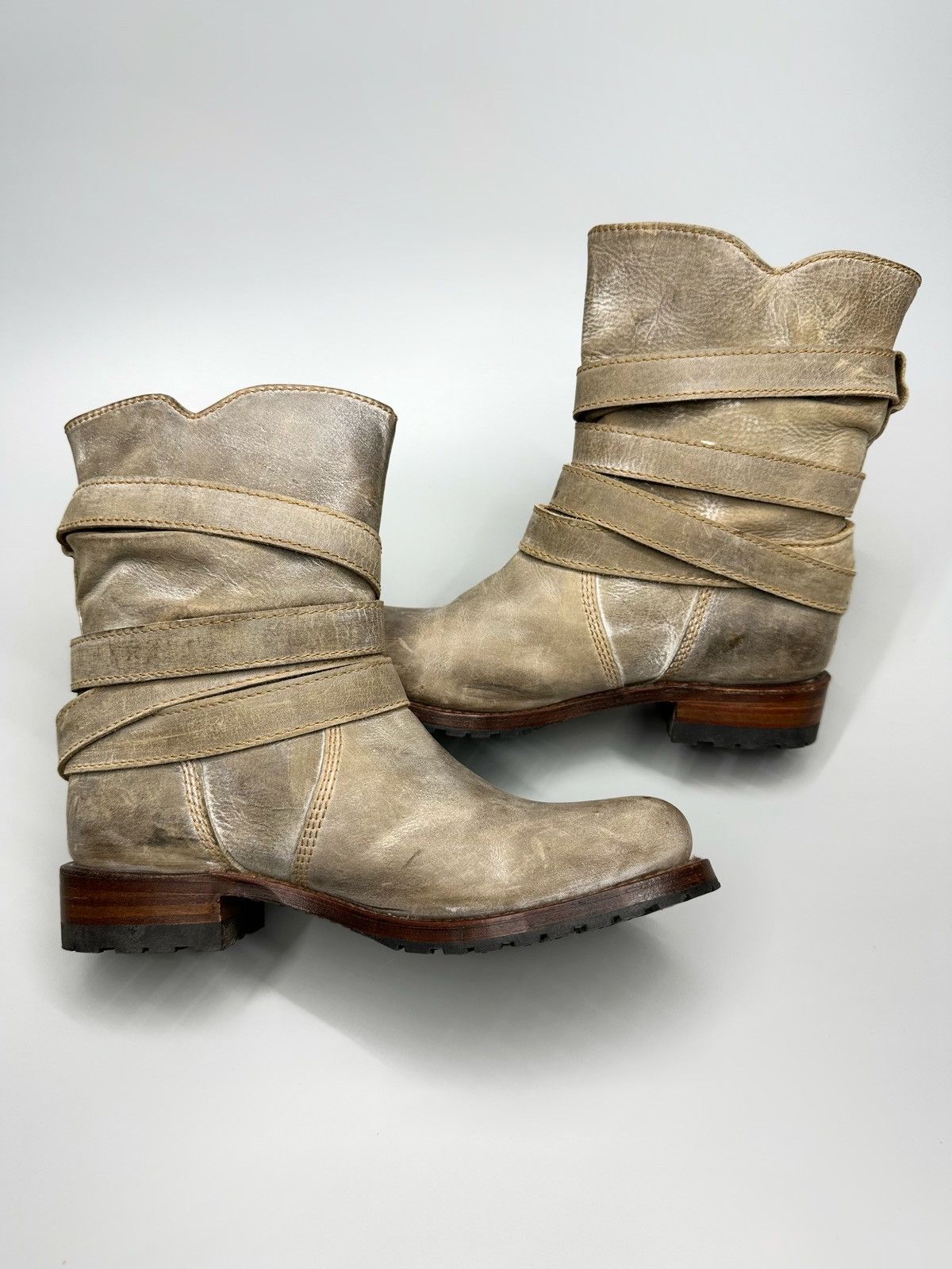 Sendra Rare Sendra Leather Boots Size US 6.5 / IT 36.5 - 7 Thumbnail