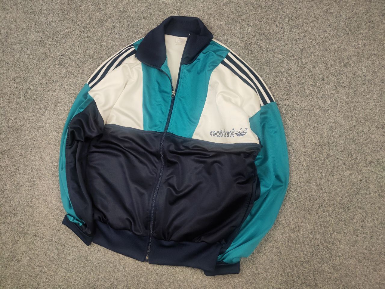 Adidas Vintage 90's Adidas Originals Bright Zip Track Jacket Retro Size US L / EU 52-54 / 3 - 3 Thumbnail