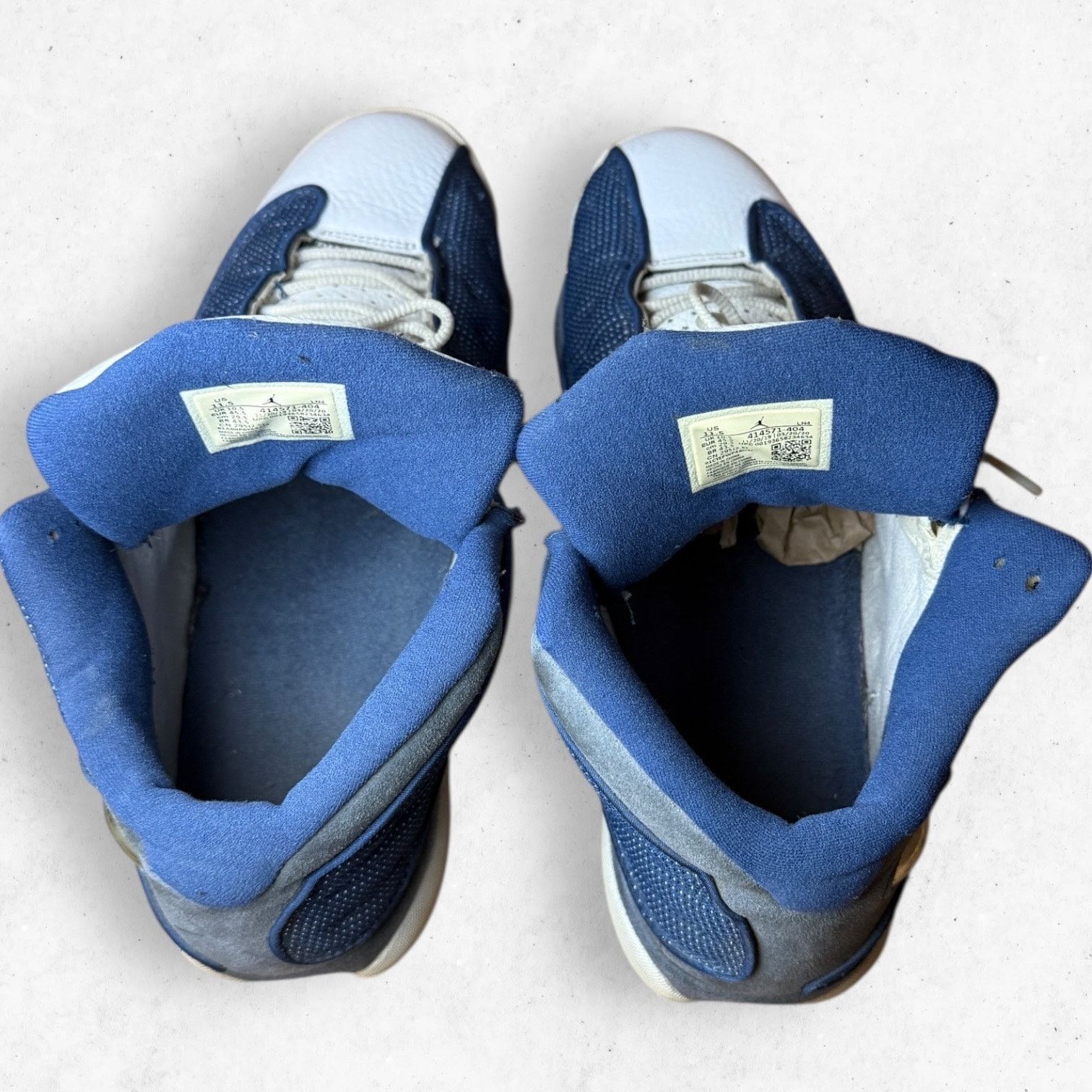 Jordan Brand Nike Air Jordan 13 OG 'Flint' 1998 men's 11.5 Grey Blue Size US 11.5 / EU 44-45 - 9 Thumbnail