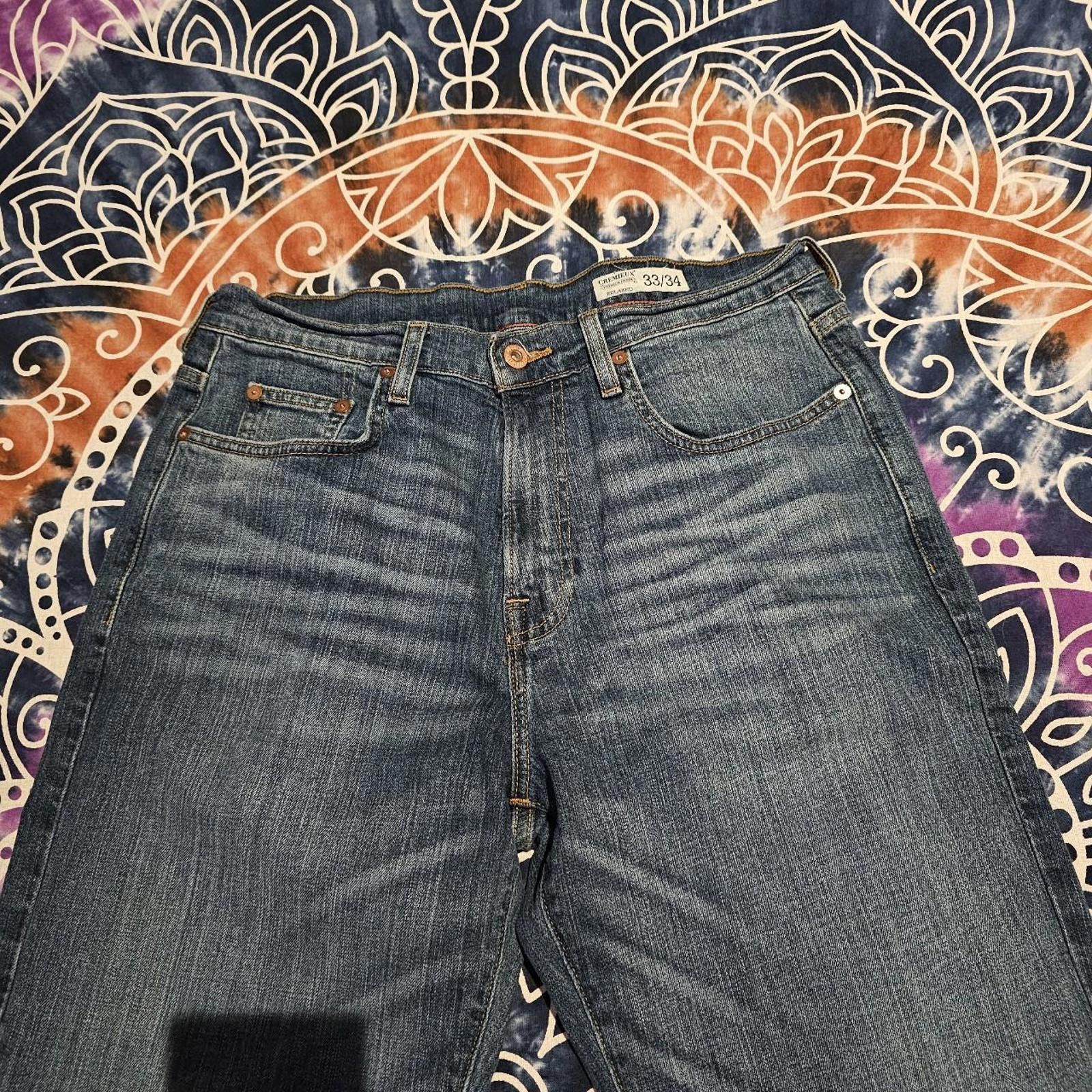 Cremieux Cremieux Men's Blue Jeans 33 x 34 Size US 33 - 4 Thumbnail
