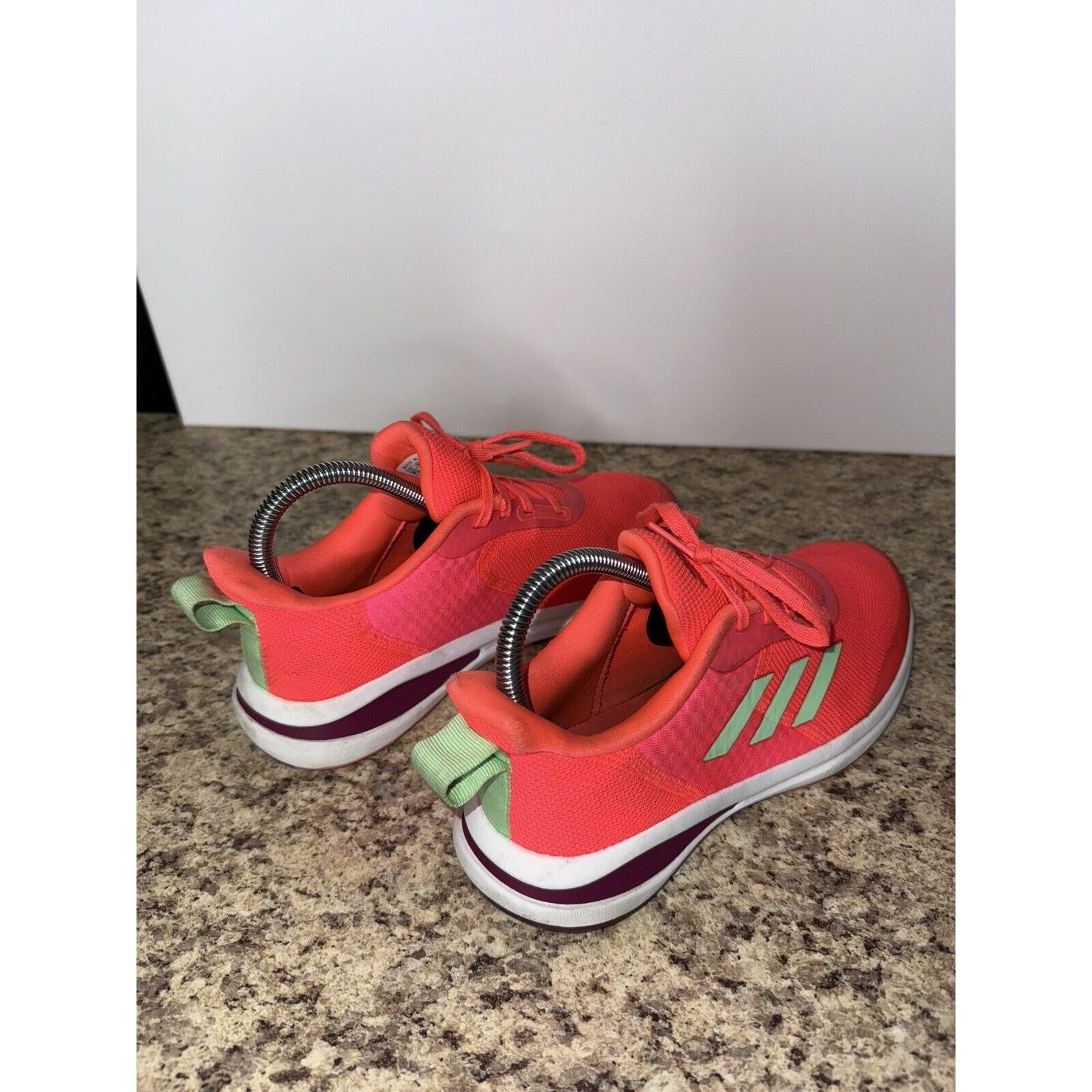 Adidas Adidas Fortarun Girls Running Shoes Size 4.5 Youth Hot Pink Size US 4.5 / IT 34.5 - 8 Thumbnail
