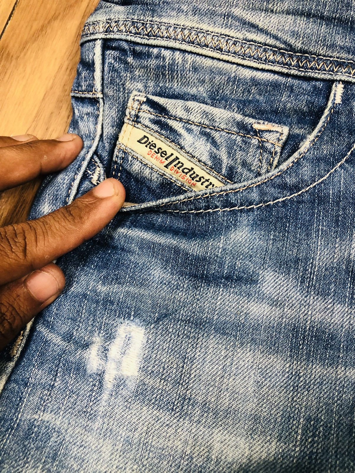 Diesel Diesel Industry Distress Jeans (34) Size 26" / US 2 / IT 38 - 9 Thumbnail