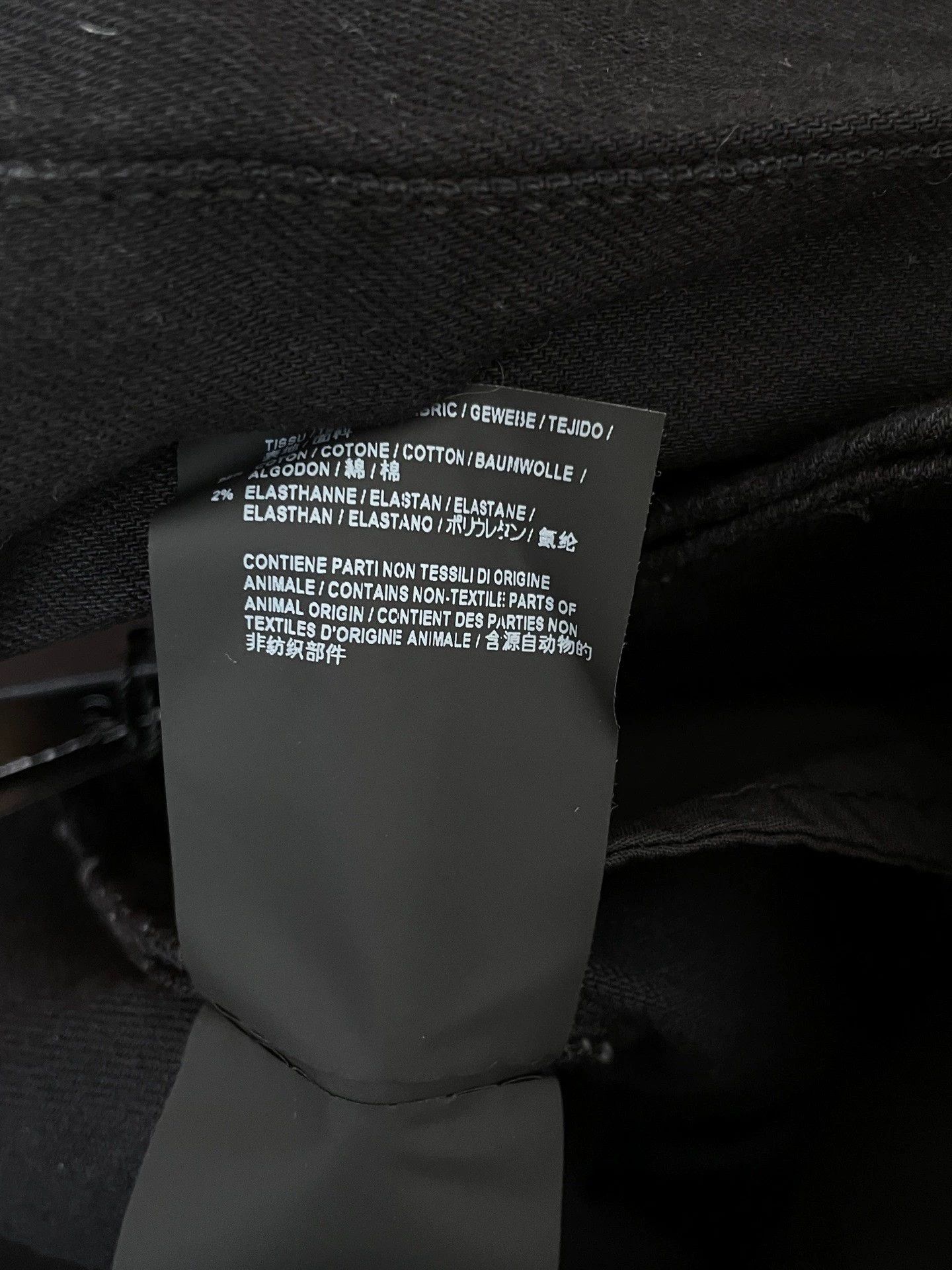 Saint Laurent Paris Saint Laurent D02 Black Straight Jeans 31 (New with Tags) Size US 31 - 6 Thumbnail