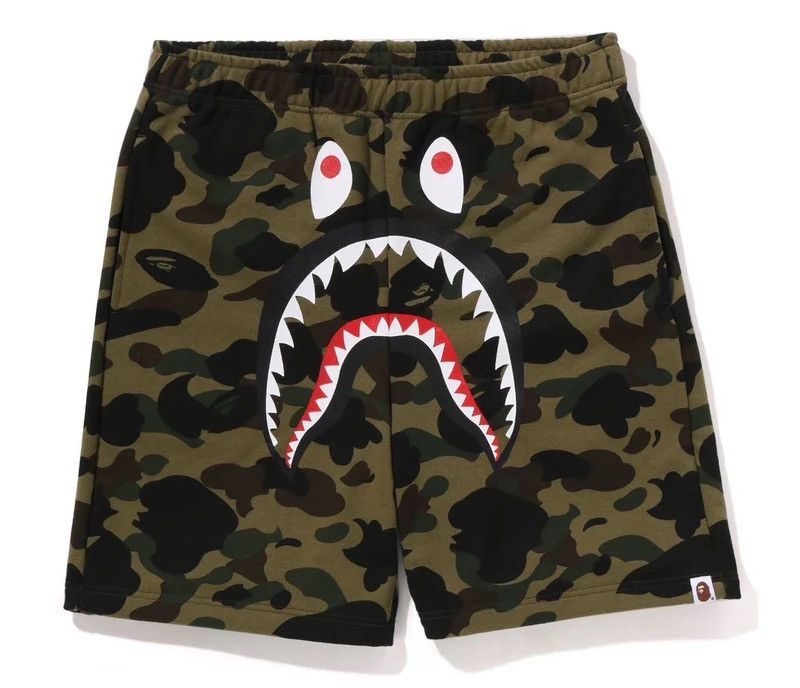 Bape Bape Camo Shark Shorts Size ONE SIZE - 1 Thumbnail