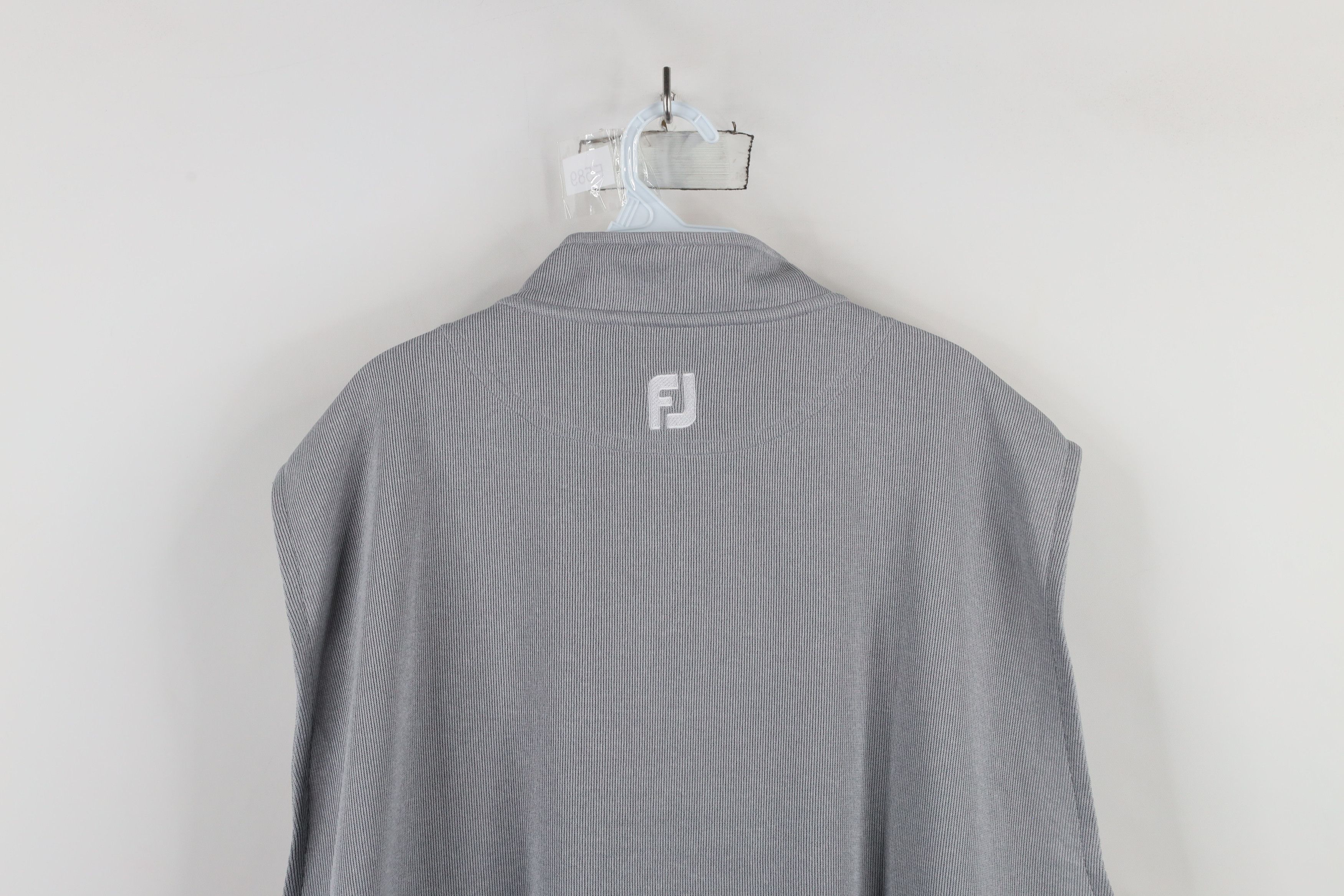 Footjoy × Vintage FootJoy Sleeveless Half Zip Pullover Golf Sweater Vest Gray Size US XL / EU 56 / 4 - 11 Thumbnail