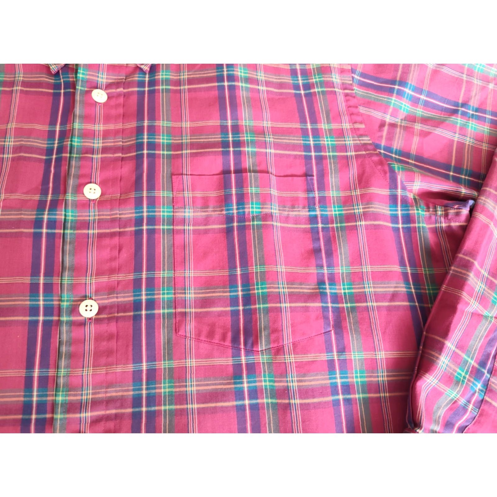 Chaps Vintage CHAPS Ralph Lauren plain Button Down Long Sleeve Shirt Men's Size M Size US M / EU 48-50 / 2 - 7 Thumbnail