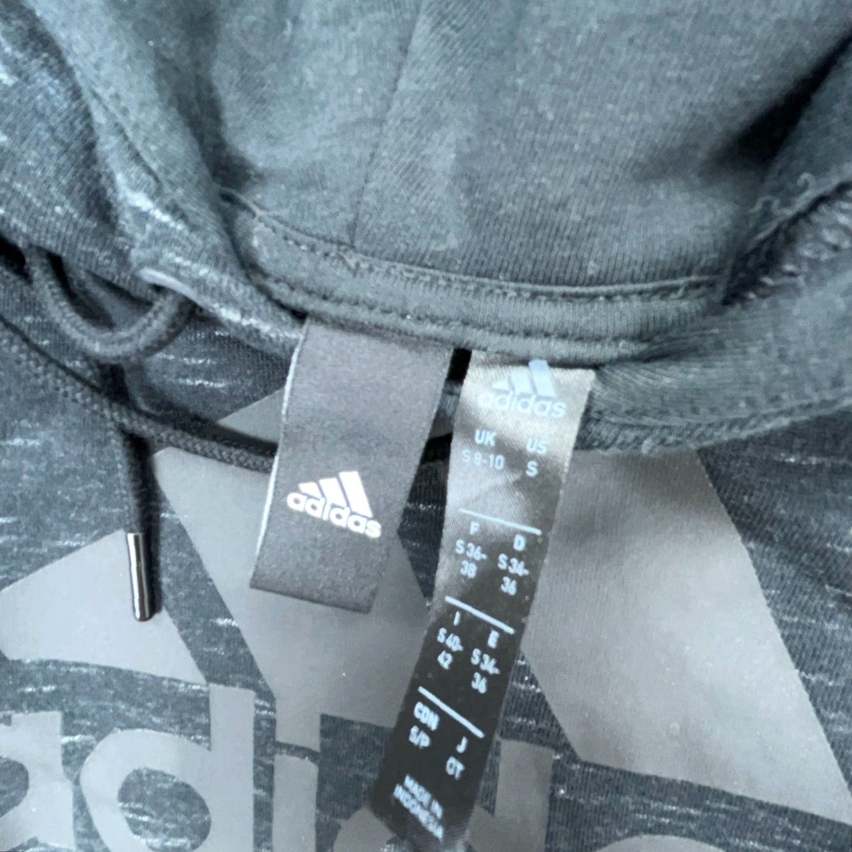 Adidas Adidas Hoodie Women Small Gray White Logo Pullover Sweatshirt Size S / US 4 / IT 40 - 7 Thumbnail