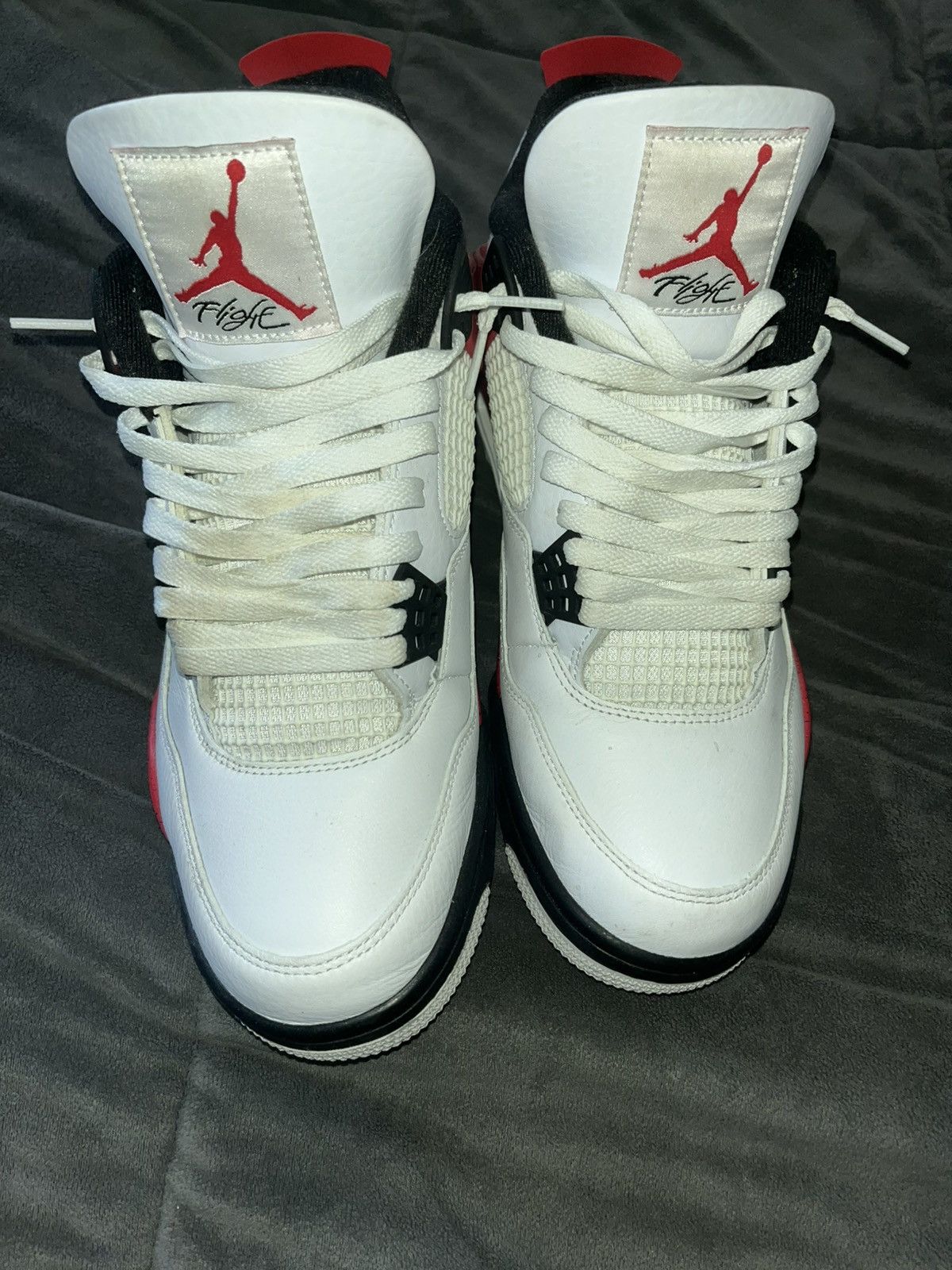 Jordan Brand × Nike JORDAN 4 RED CEMENT Size US 10.5 / EU 43-44 - 2 Thumbnail