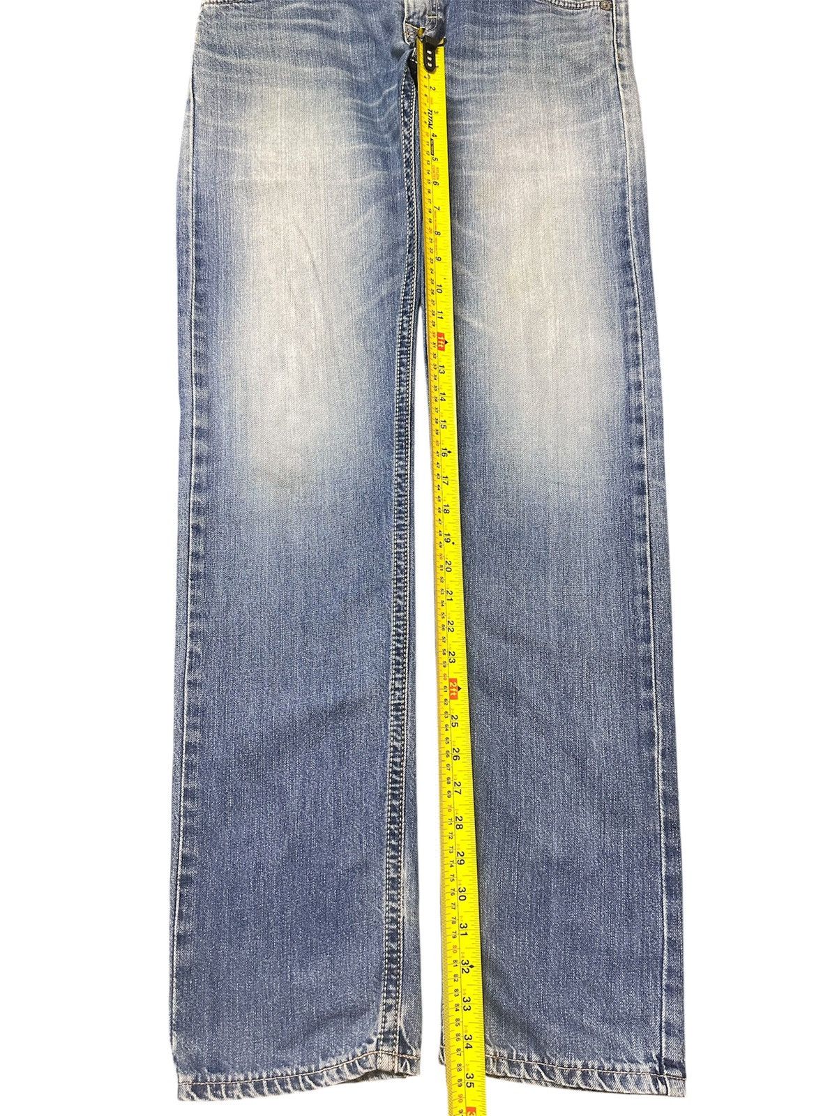 Edwin Edwin XV Leather Trimmed Whiskers Jeans Japan Made Size US 32 / EU 48 - 9 Thumbnail