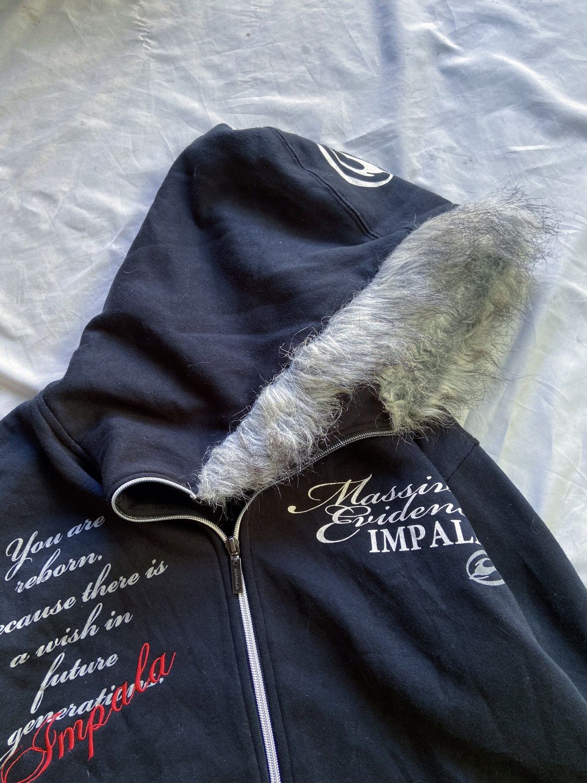 Beauty Beast THERE IS A WAITING PERSON IMPALA FUR ZIP HOODIE Size US L / EU 52-54 / 3 - 9 Thumbnail