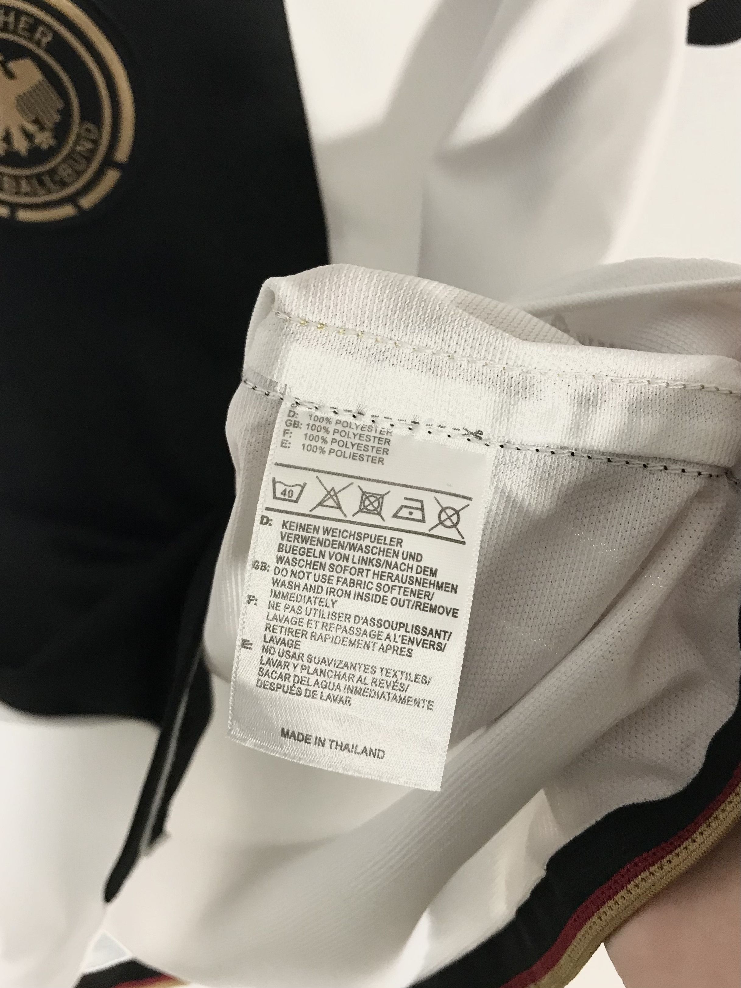 Adidas Germany 2022 - 2024 Home Football Adidas T-shirt Size US S / EU 44-46 / 1 - 7 Thumbnail